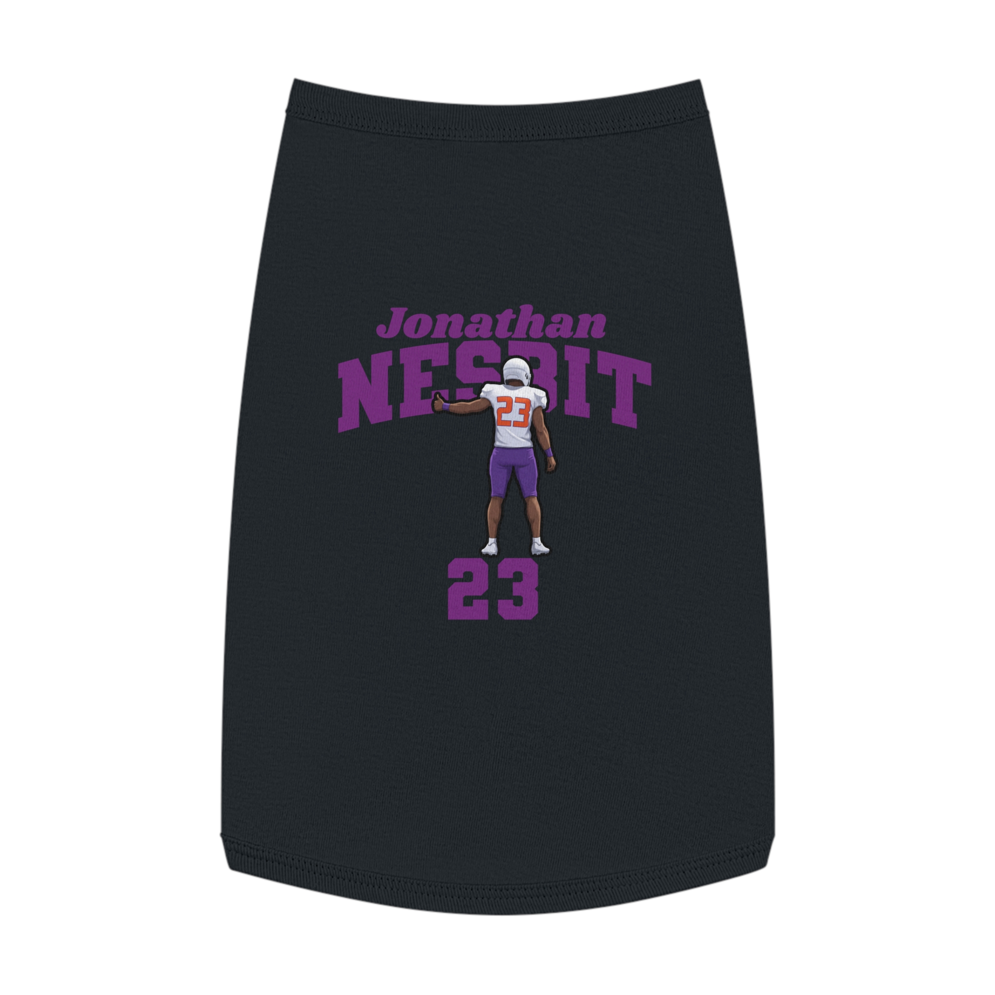 Pet Tank Top — character_signature_arch in White