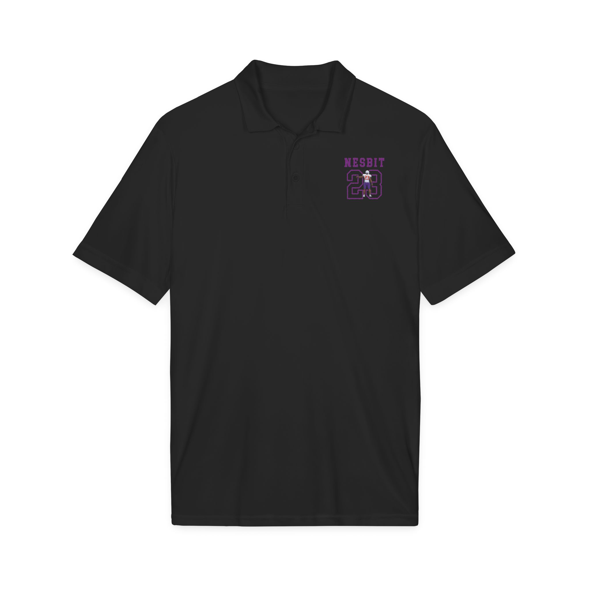 Polo — character_shirsey in Black