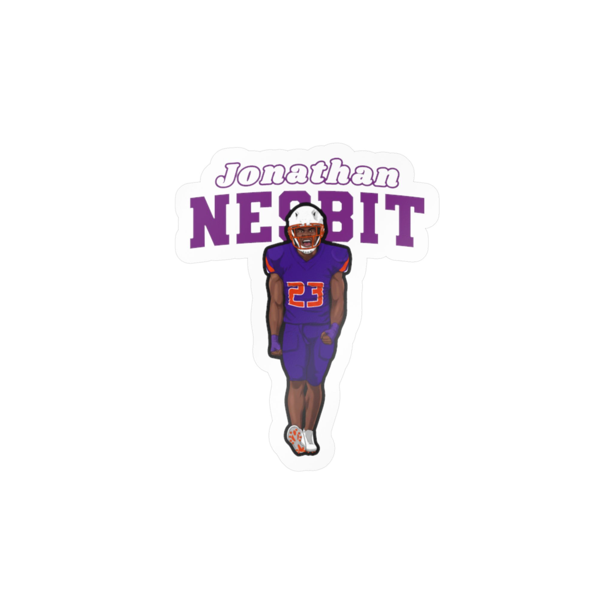 Vinyl Sticker — character_name_arch in Classic