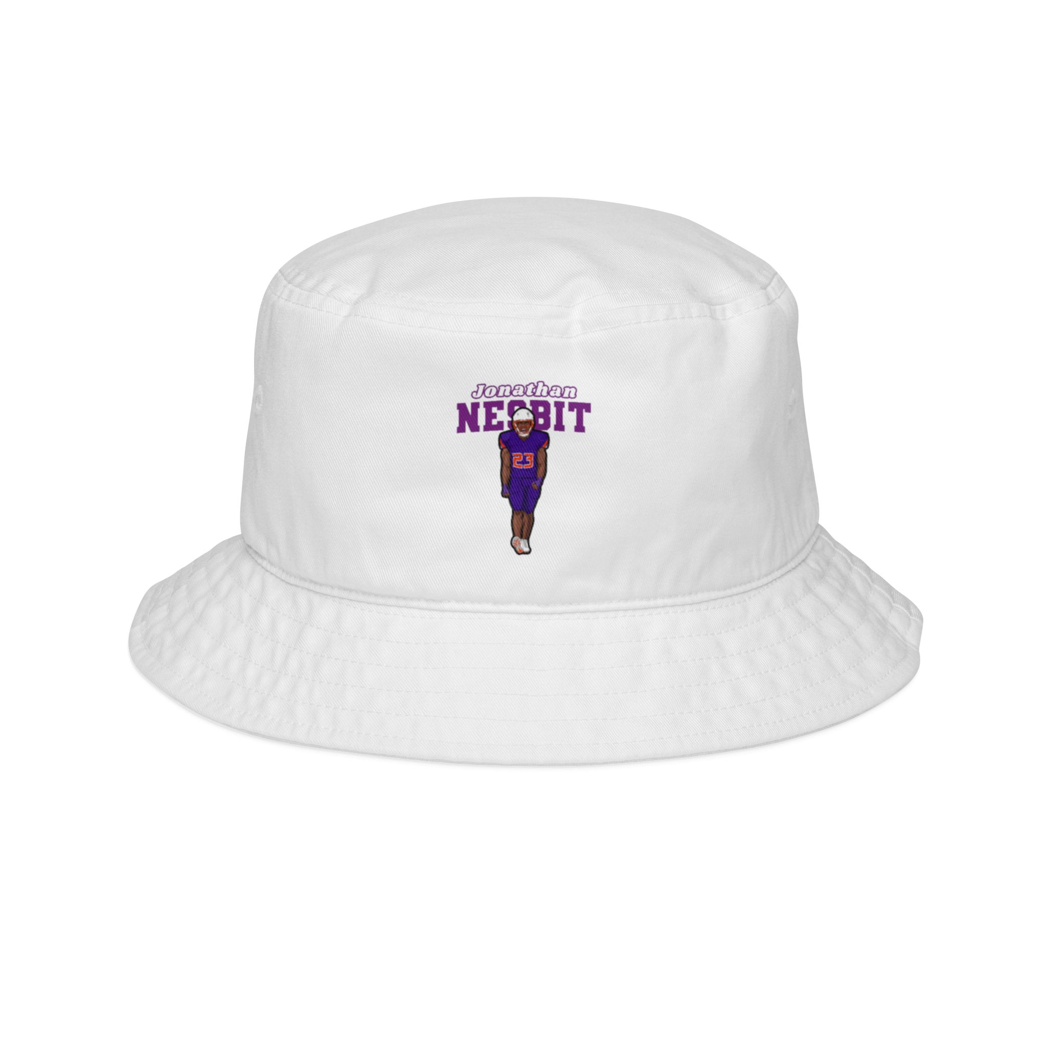Bucket Hat — character_name_arch in White