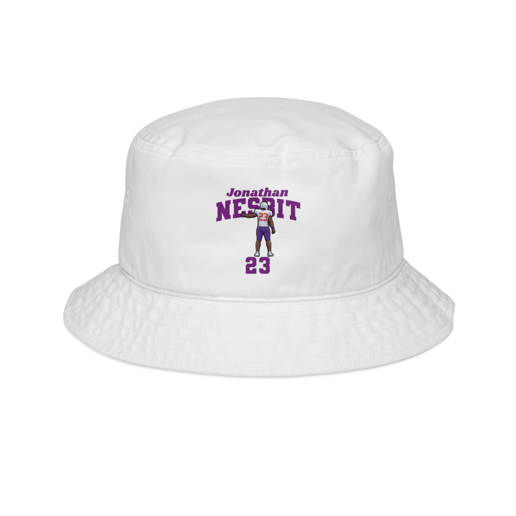 Bucket Hat — character_signature_arch in White