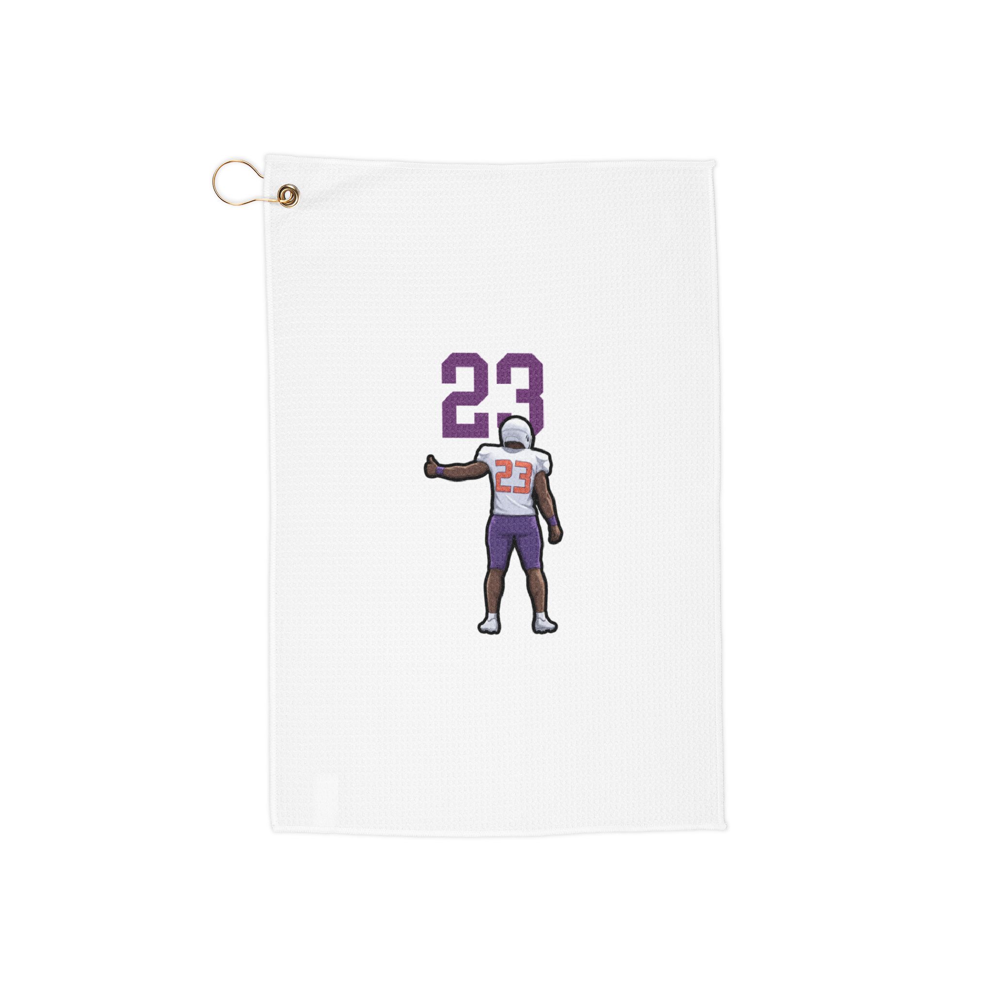 Golf Towel — character_number_top in Classic