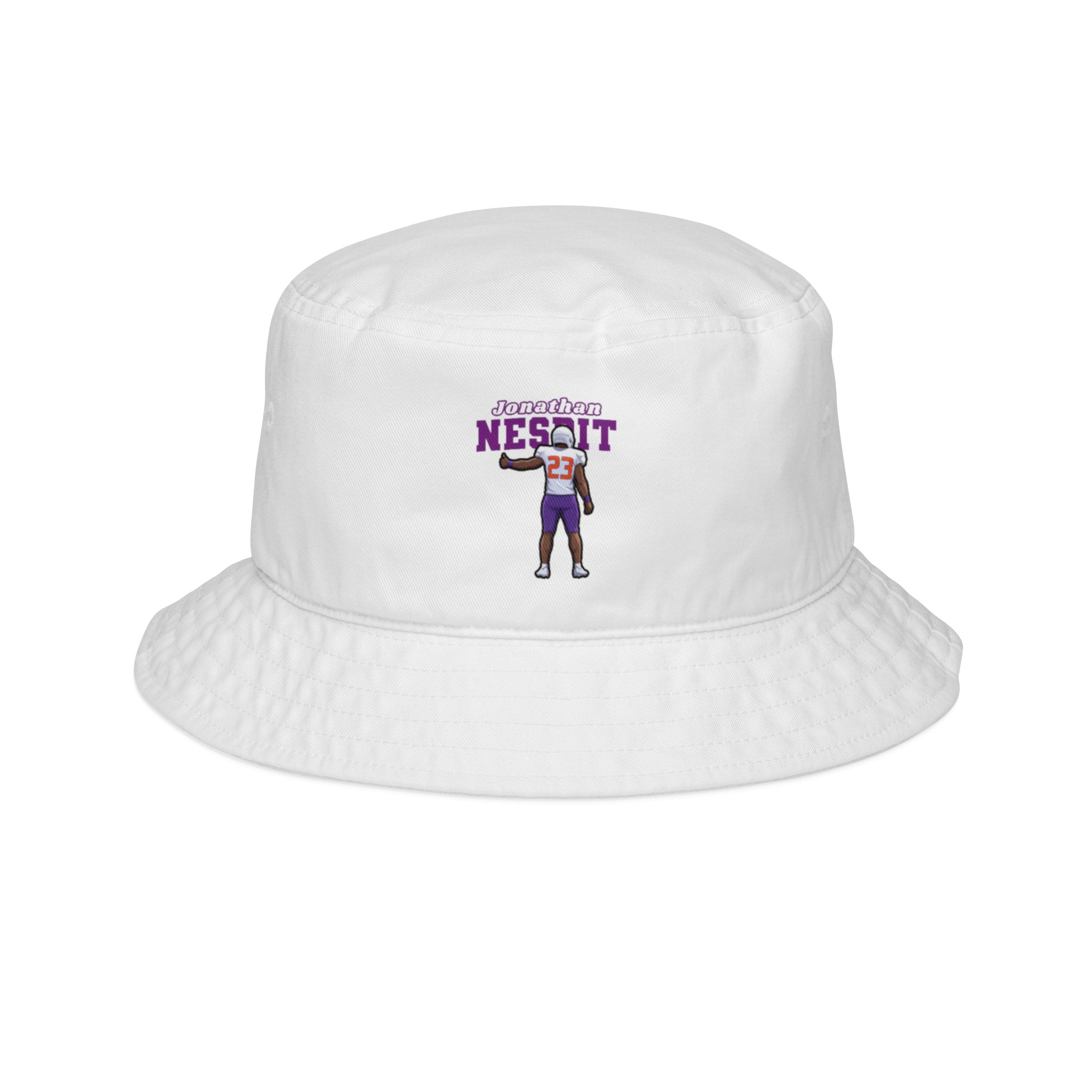 Bucket Hat — character_name_arch in White