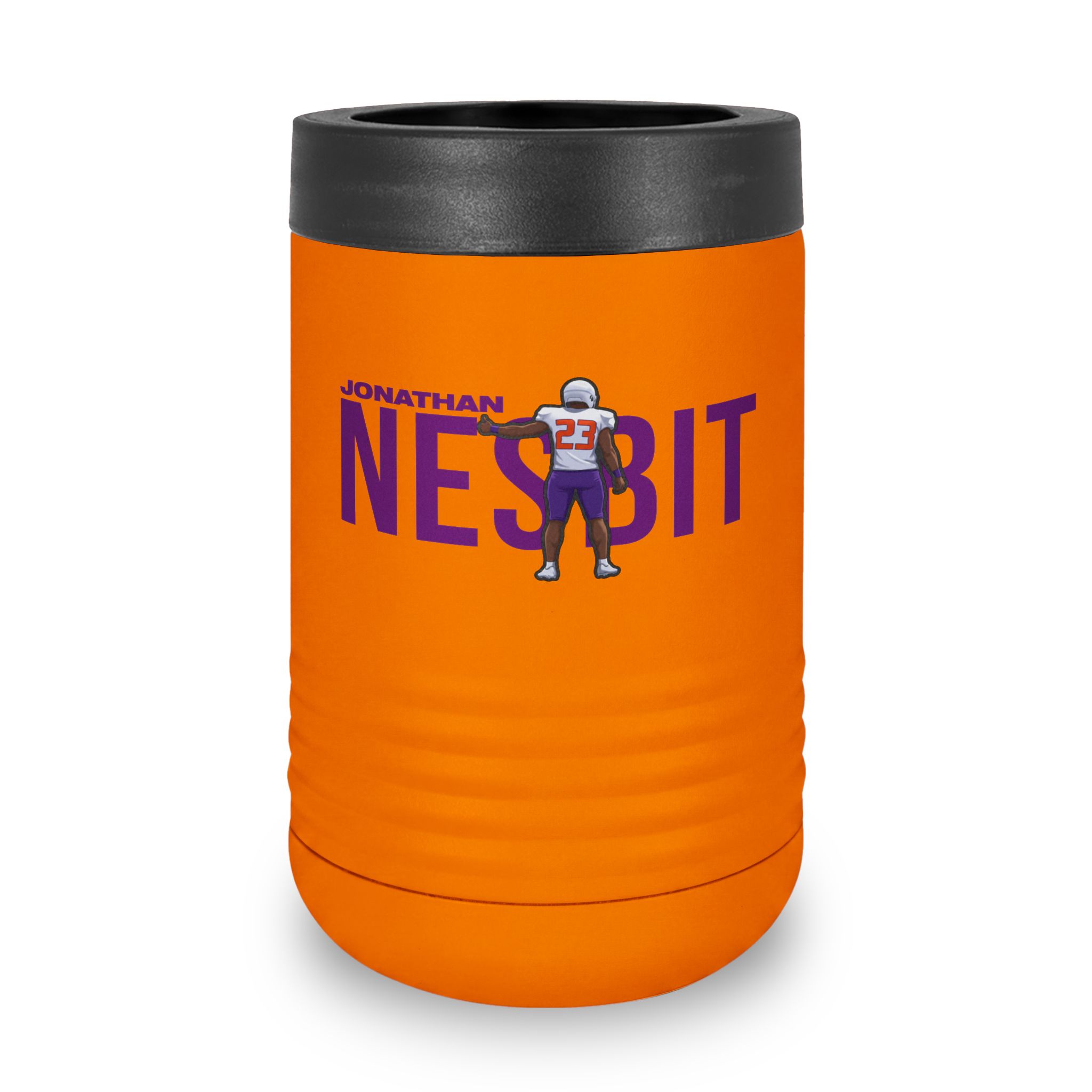 Stainless Can Cooler — character_player_name in Orange