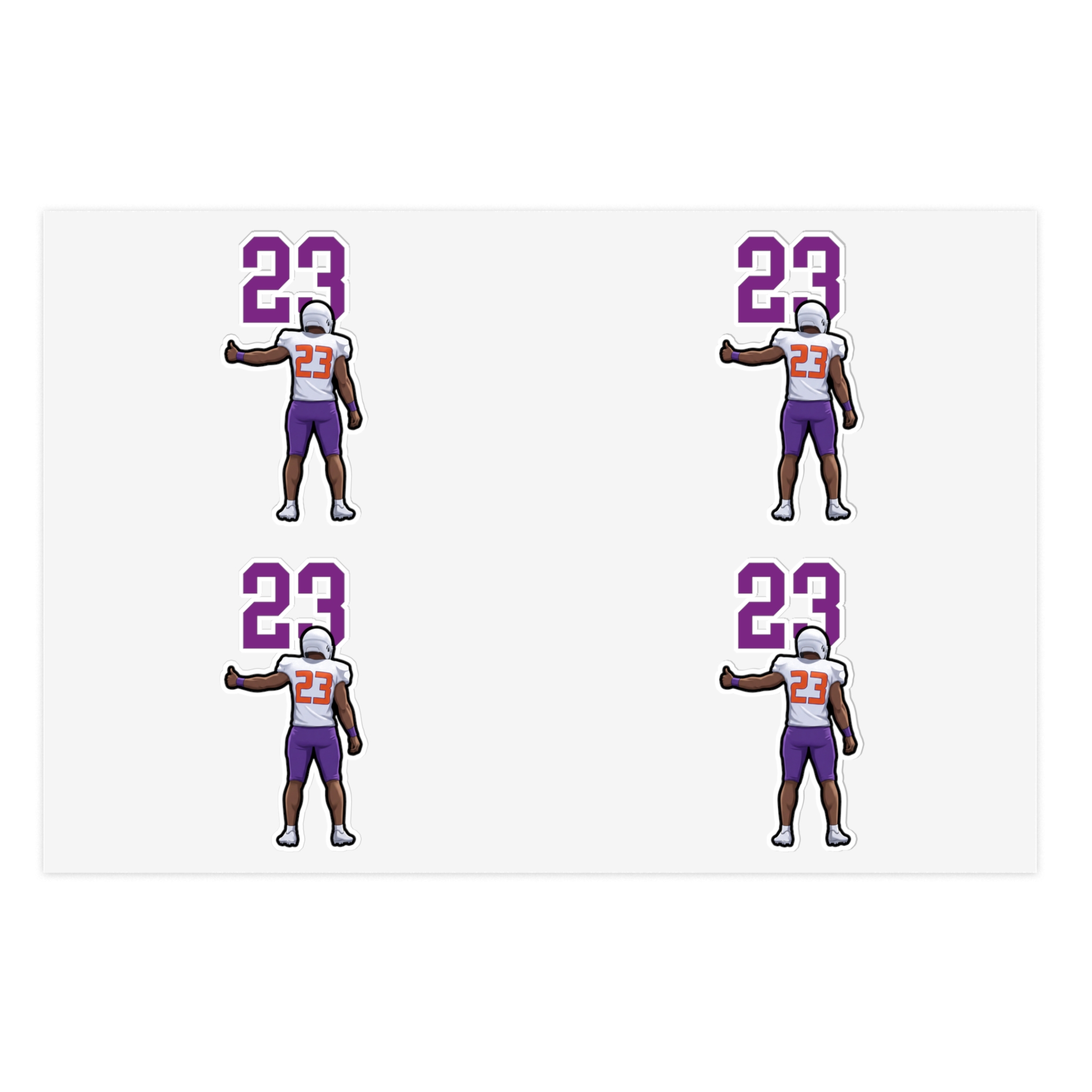 Sticker Sheet — character_number_top in Classic