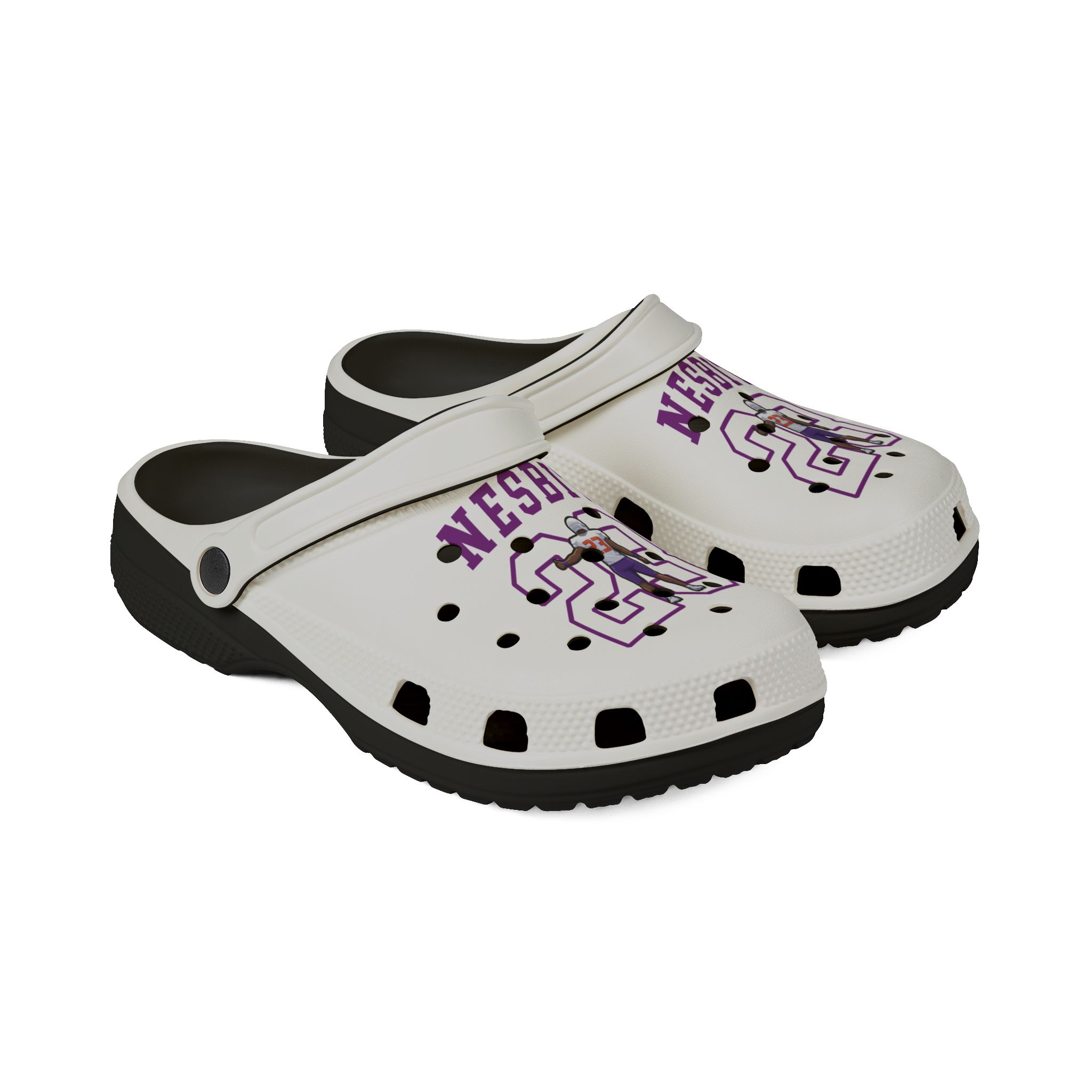 Rubber Clogs — character_shirsey in Black