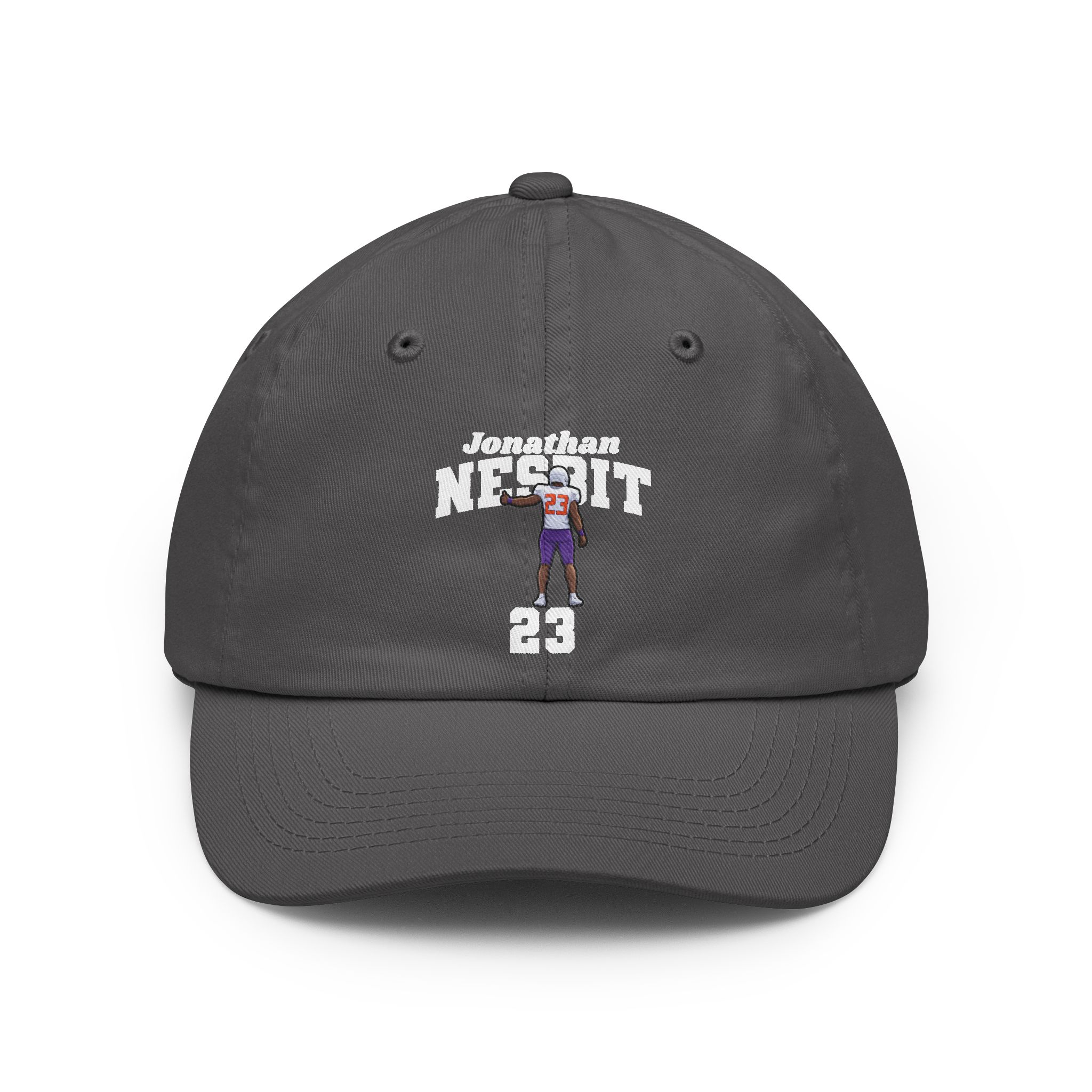 Classic Cap — character_signature_arch in Grey