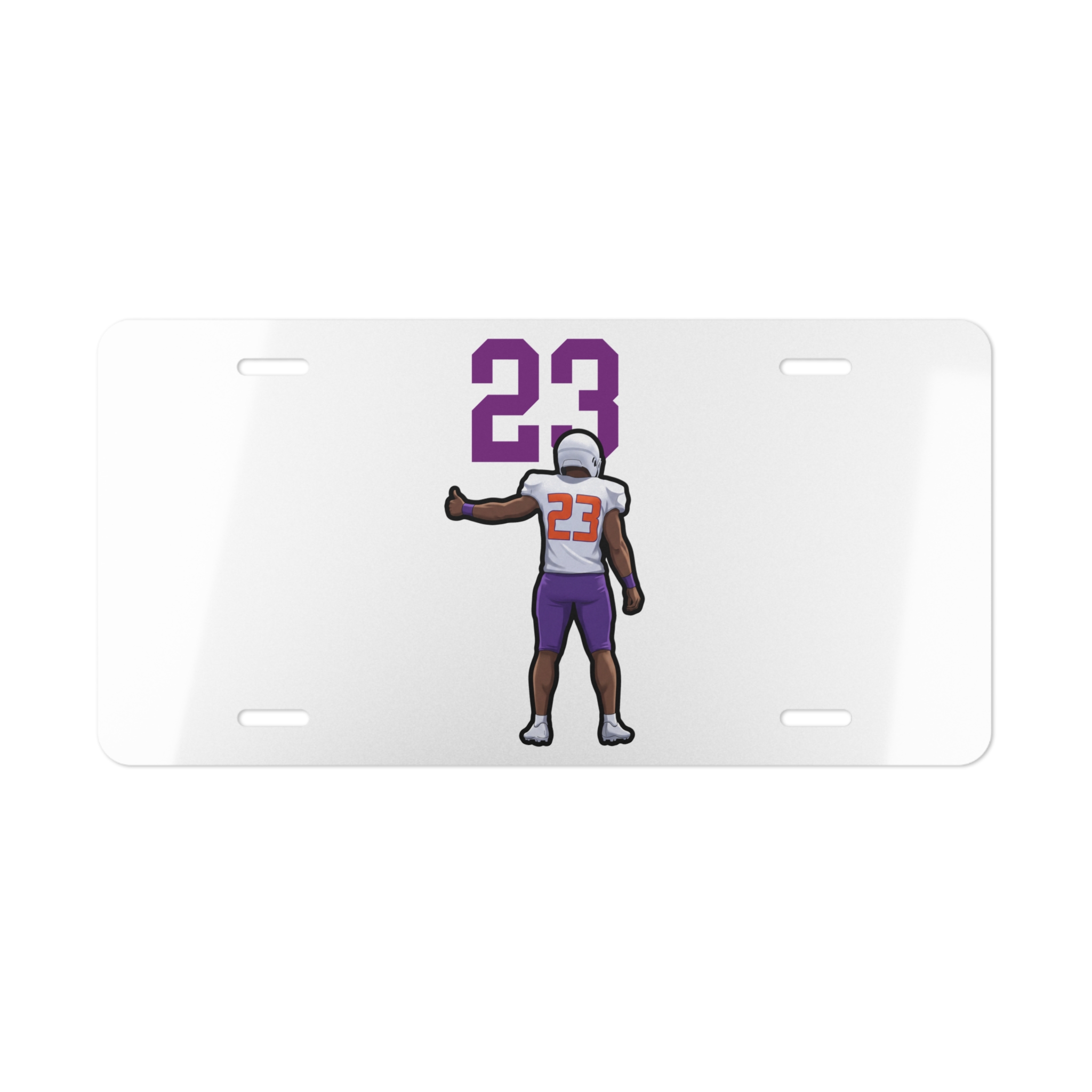 License Plate — character_number_top in Classic