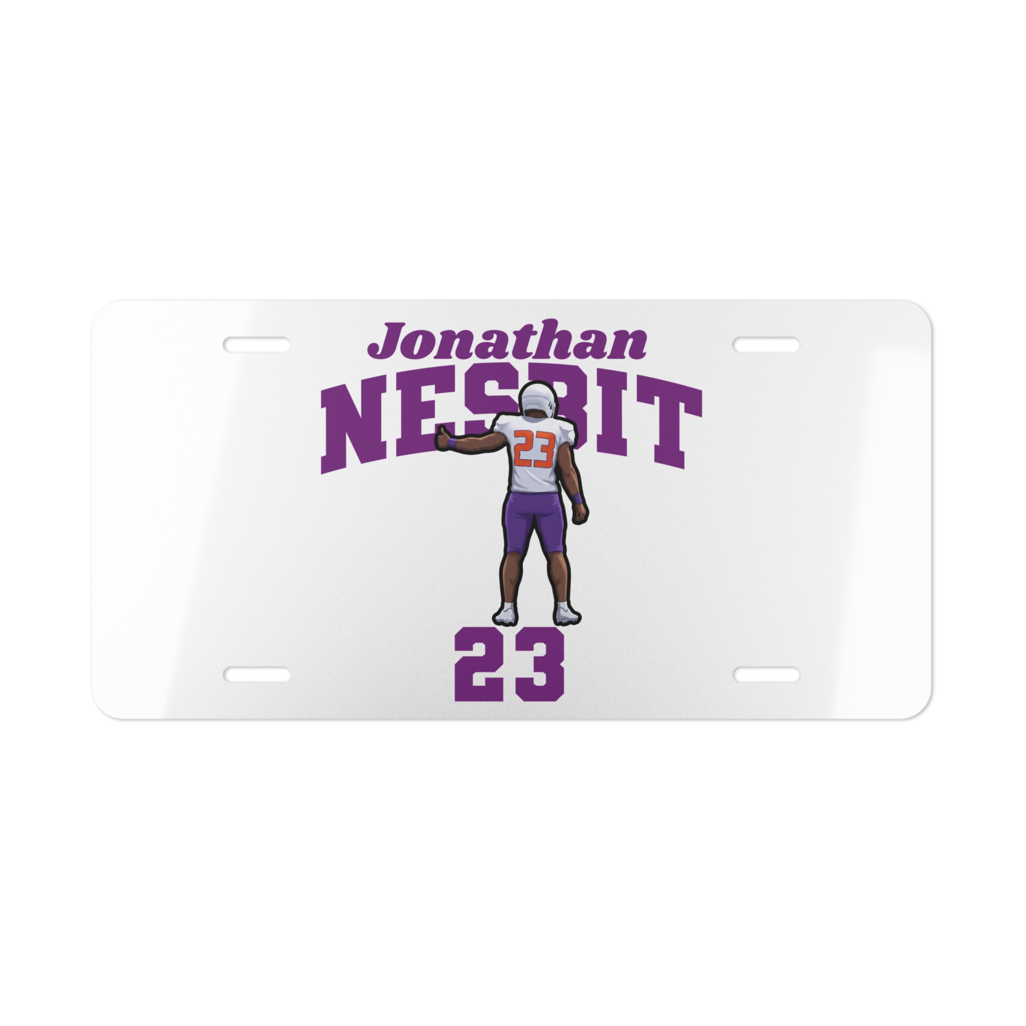 License Plate — character_signature_arch in Classic