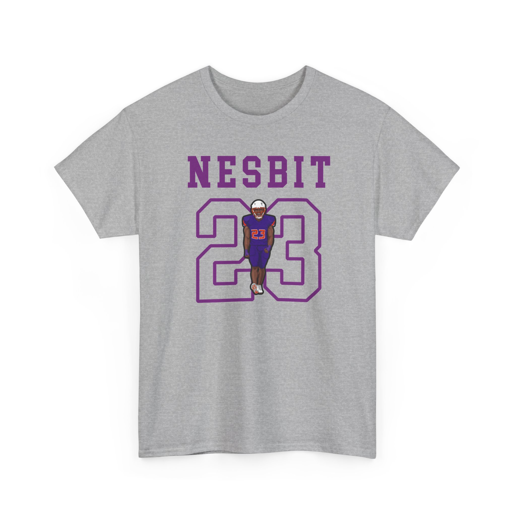Tee — character_shirsey in Grey