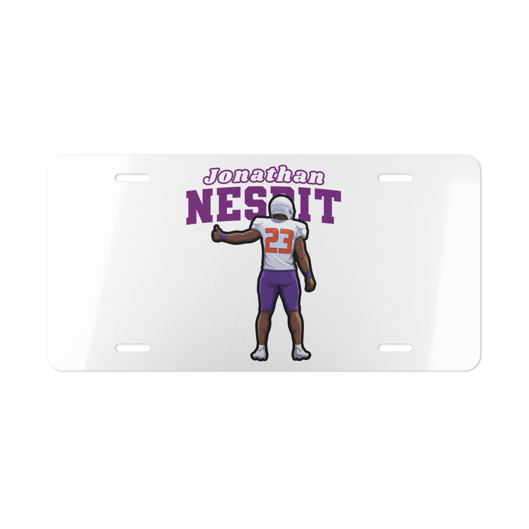 License Plate — character_name_arch in Classic