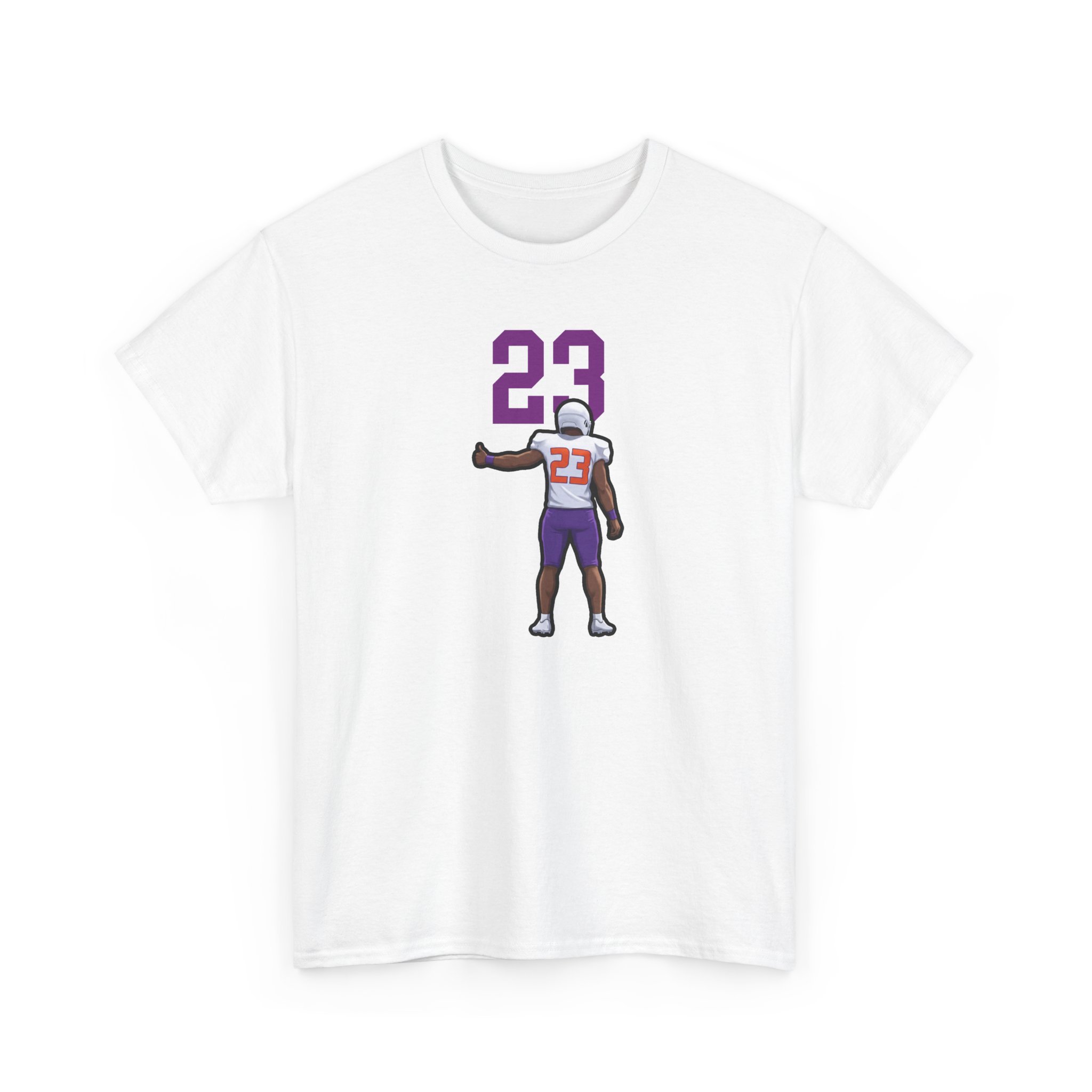 Tee — character_number_top in White