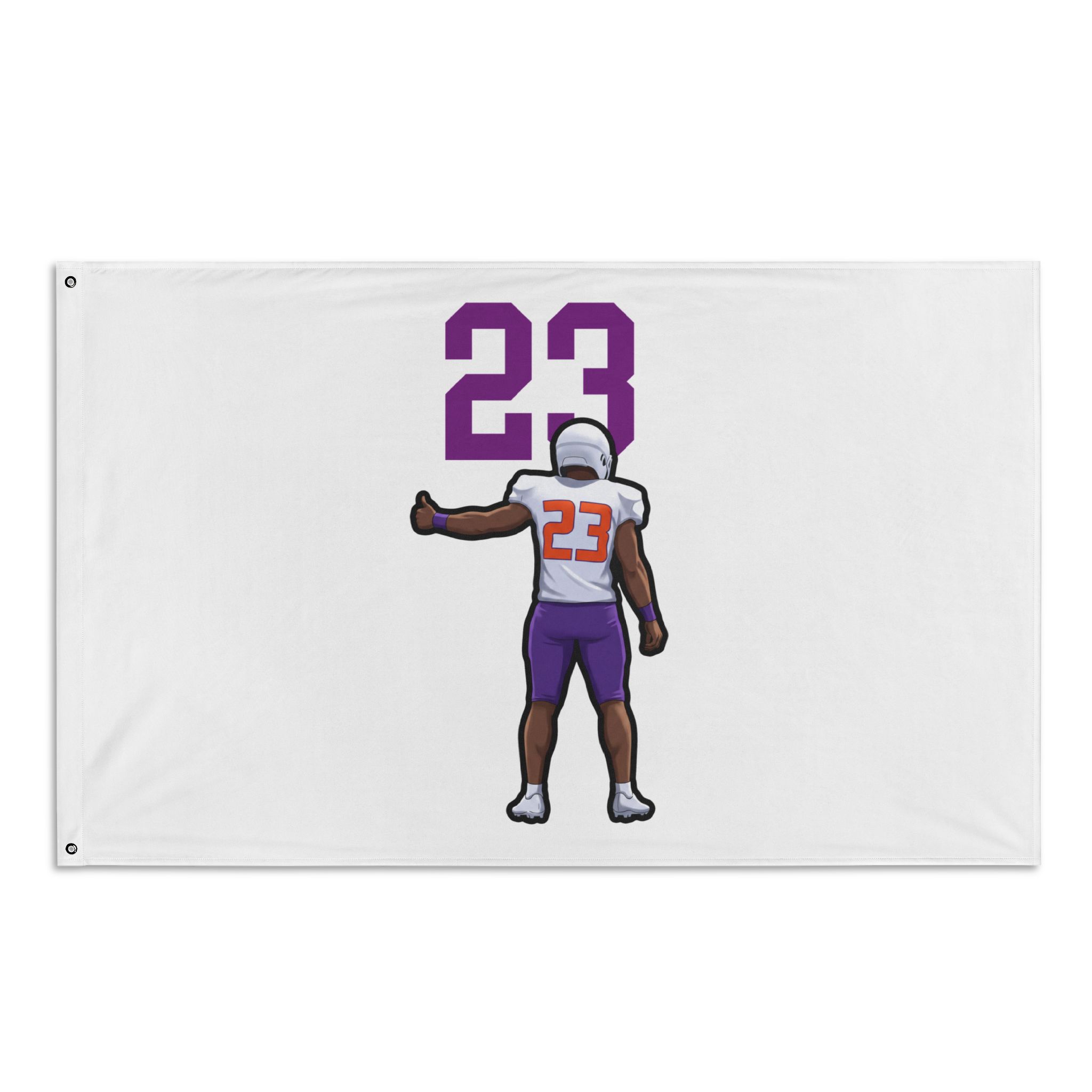 Flag (35 × 56 in) — character_number_top in Classic