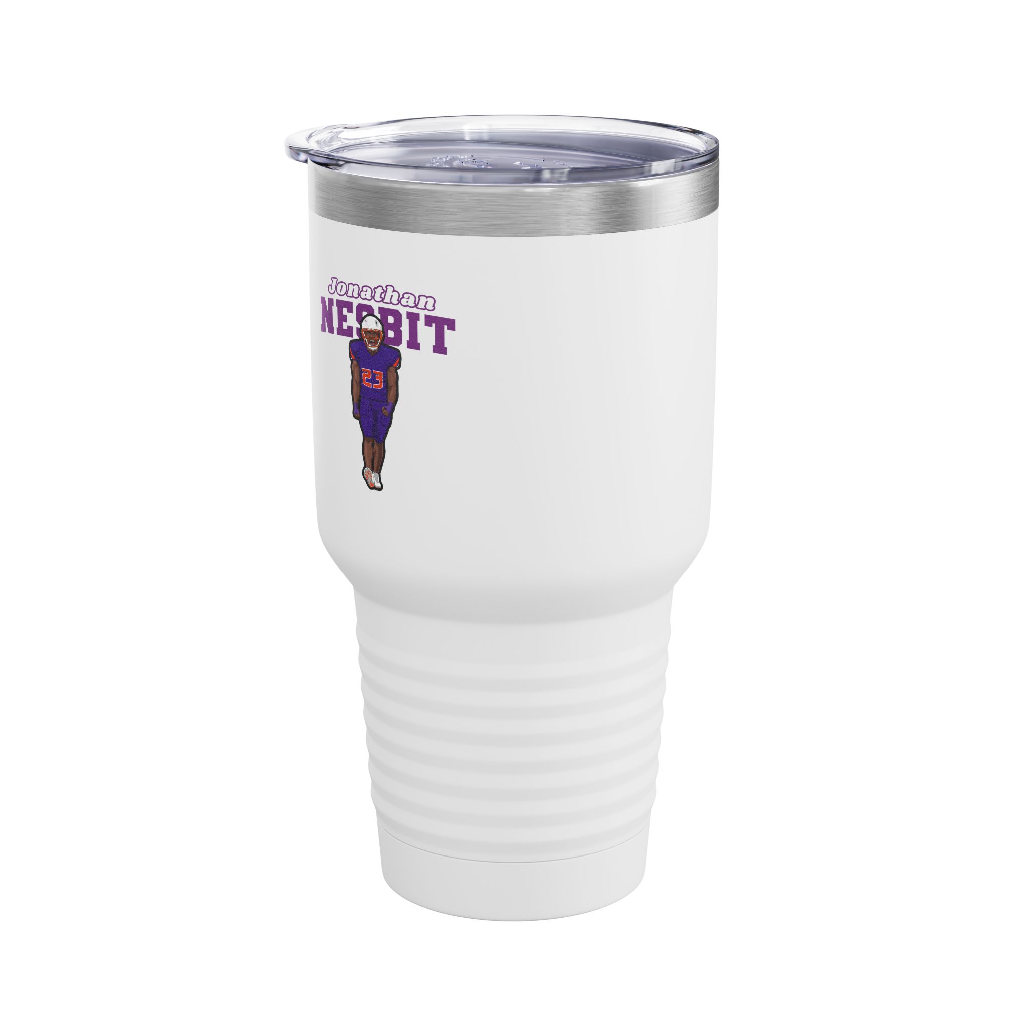 30oz Tumbler — character_name_arch in White