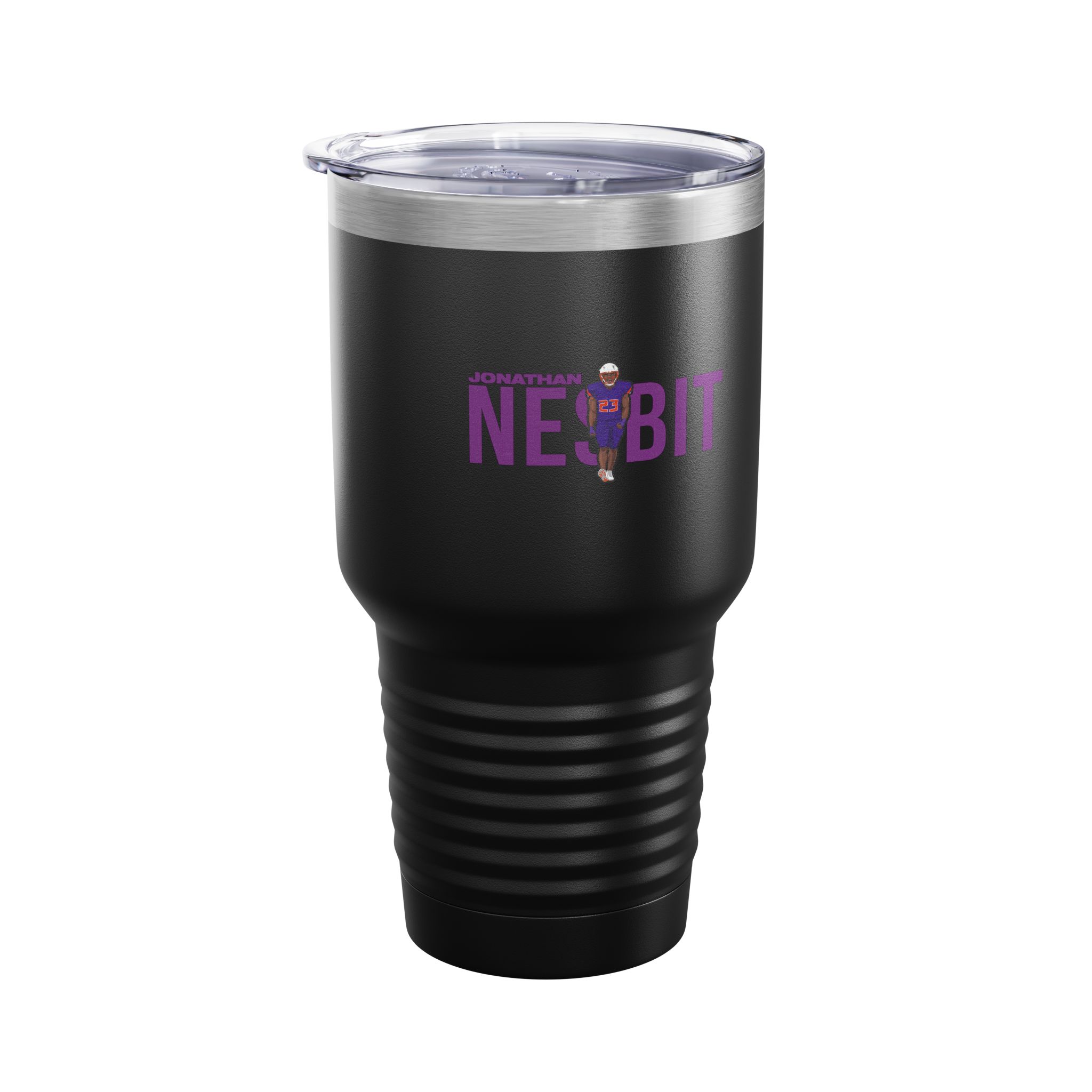 30oz Tumbler — character_player_name in Black