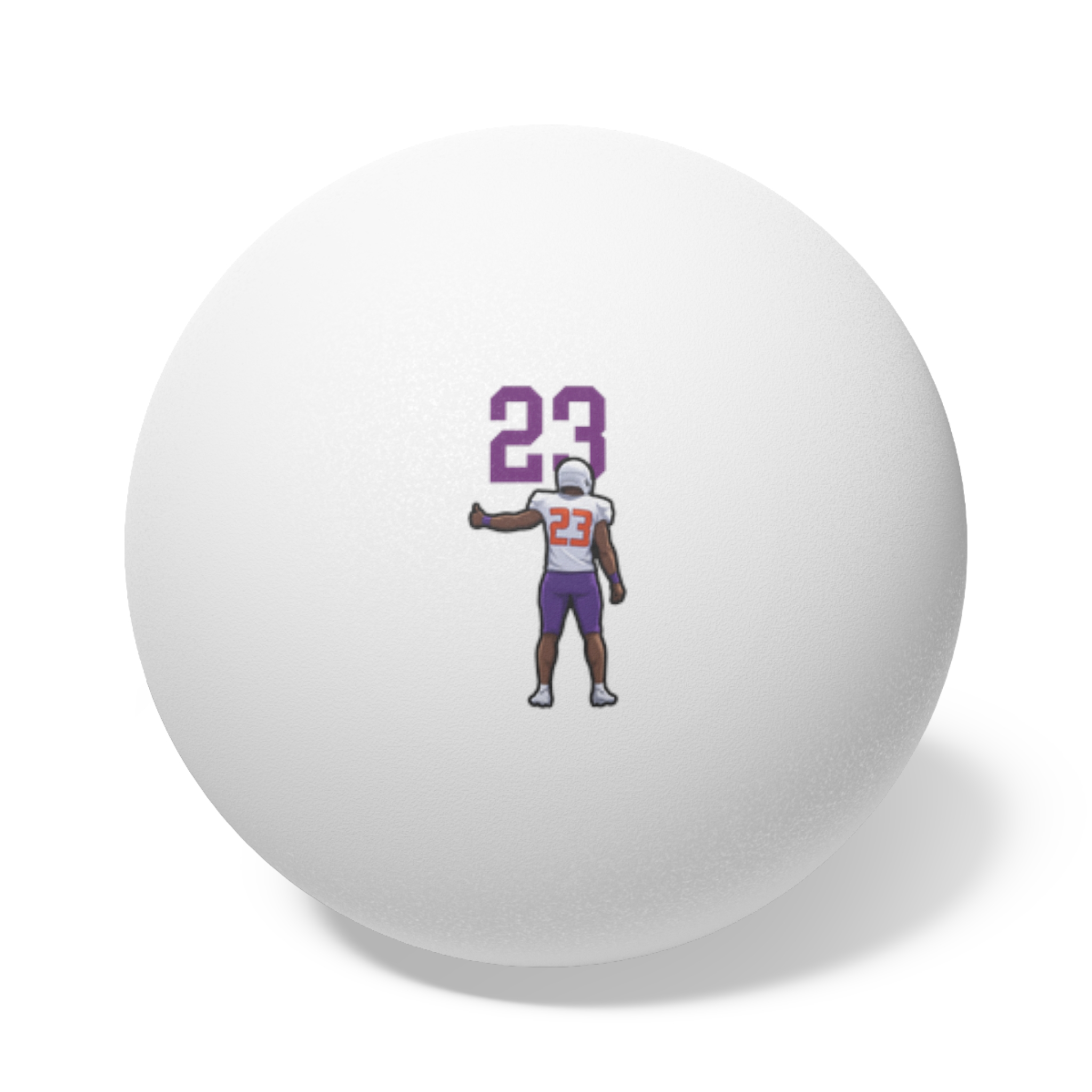 Ping Pong Balls, 6 pcs — character_number_top in White