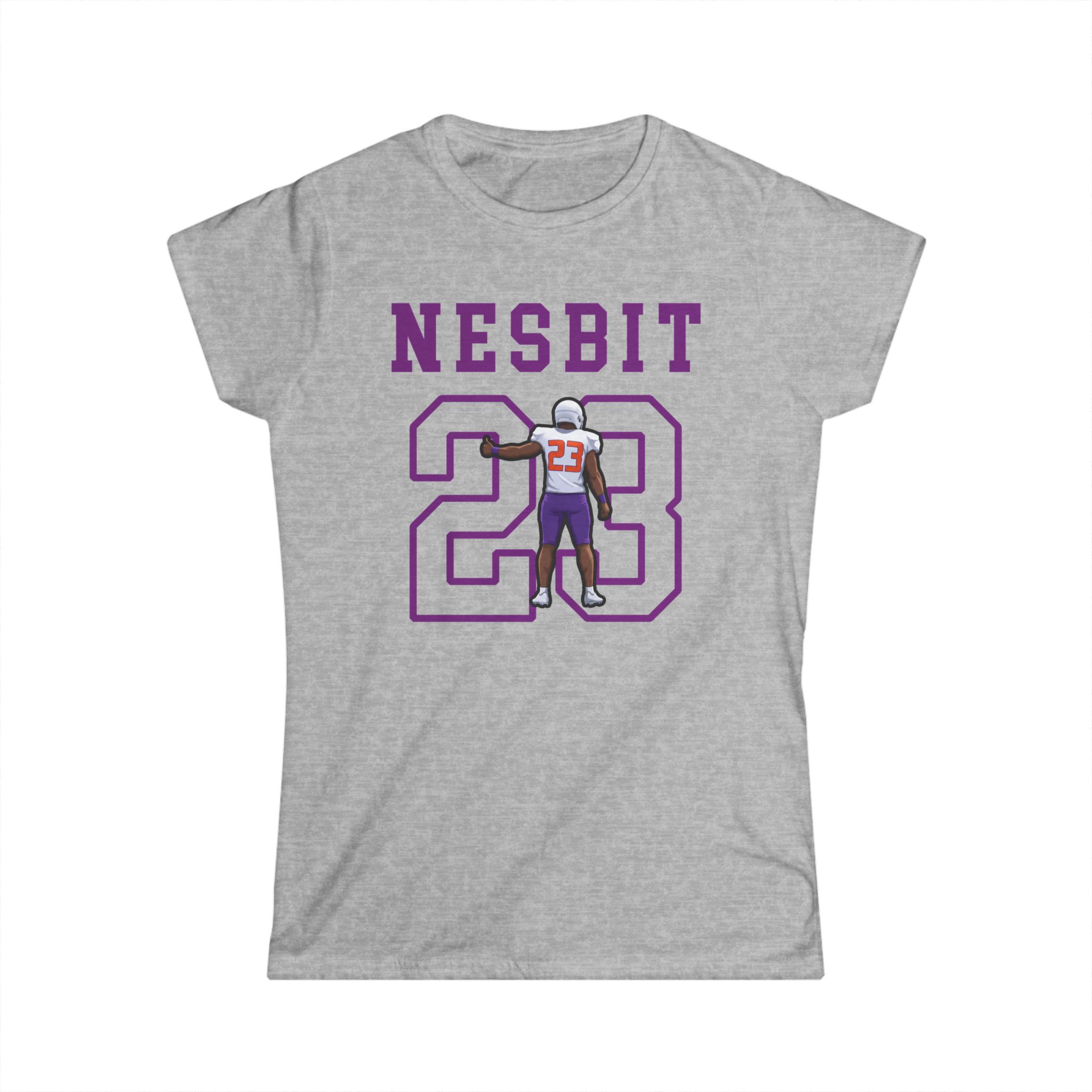 Women's Softstyle Tee — character_shirsey in Grey