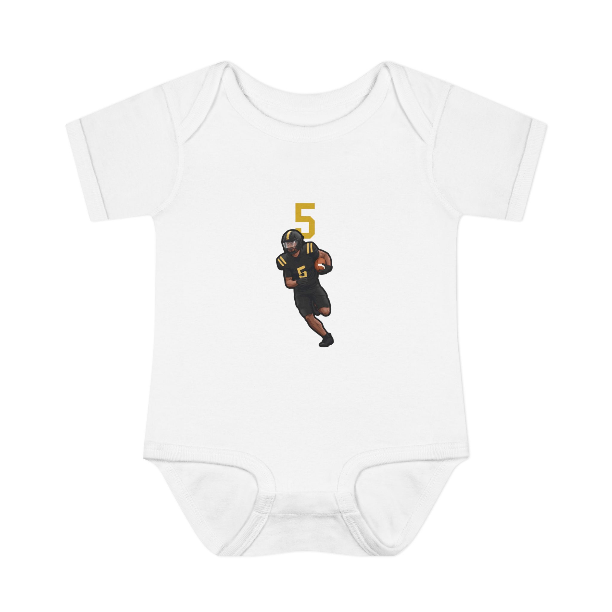 Baby Onesie — character_number_top in White