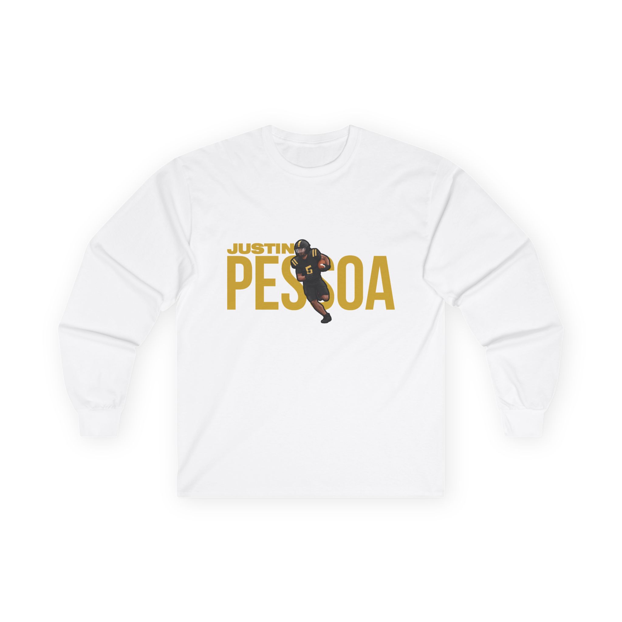 Long Sleeve Tee — character_player_name in White