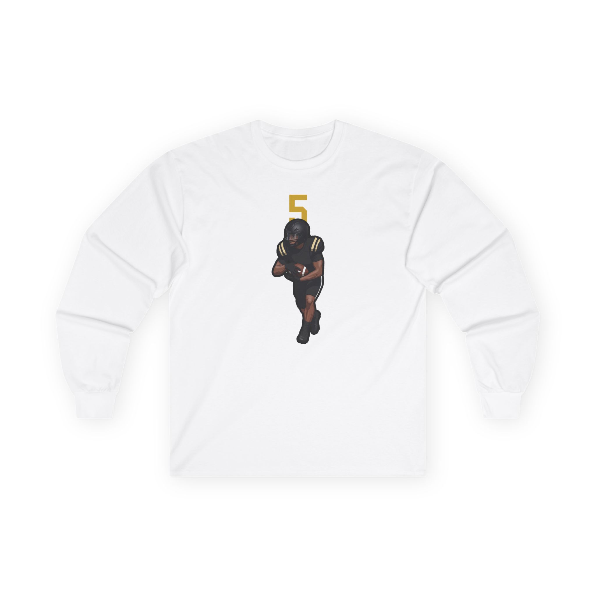 Long Sleeve Tee — character_number_top in White