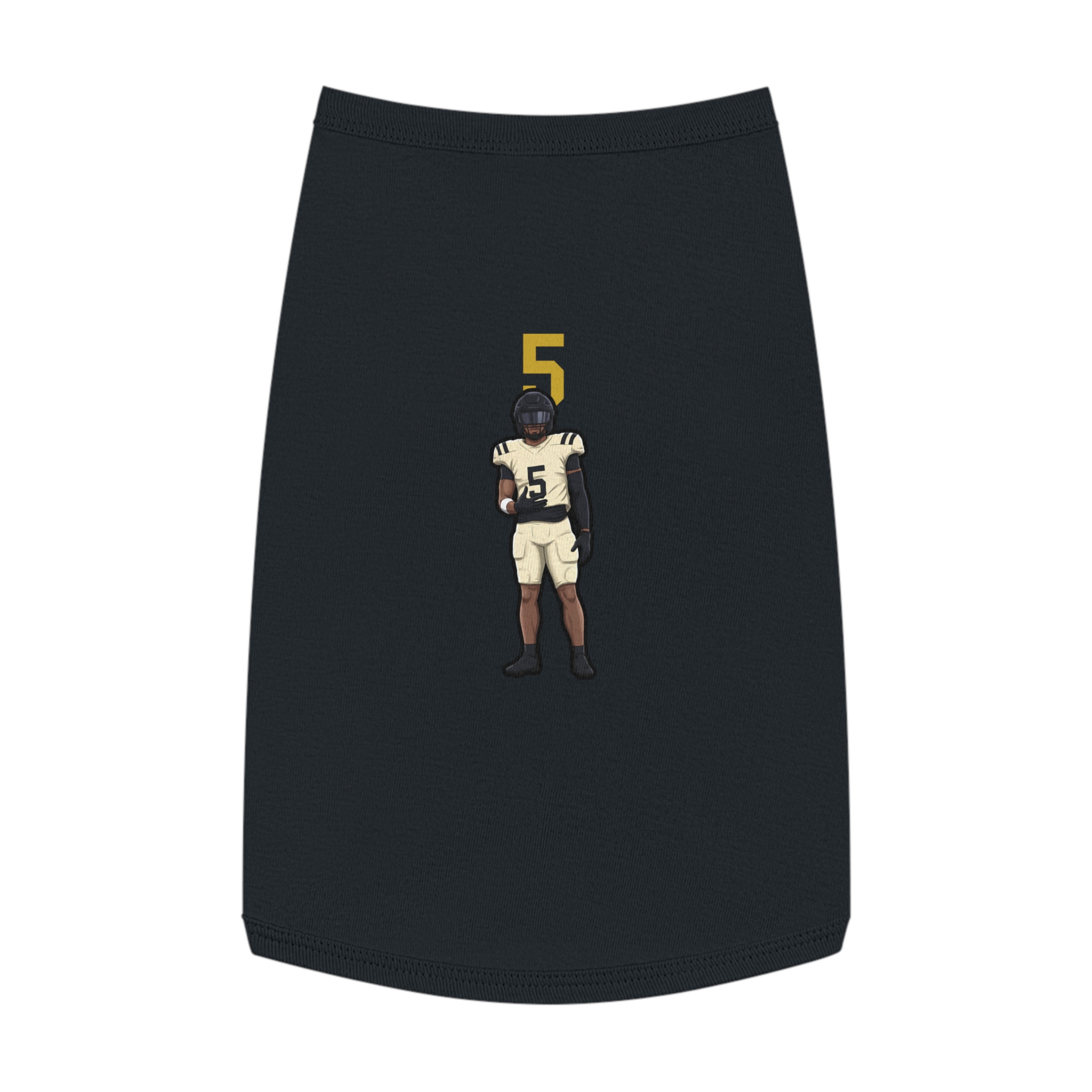 Pet Tank Top — character_number_top in White