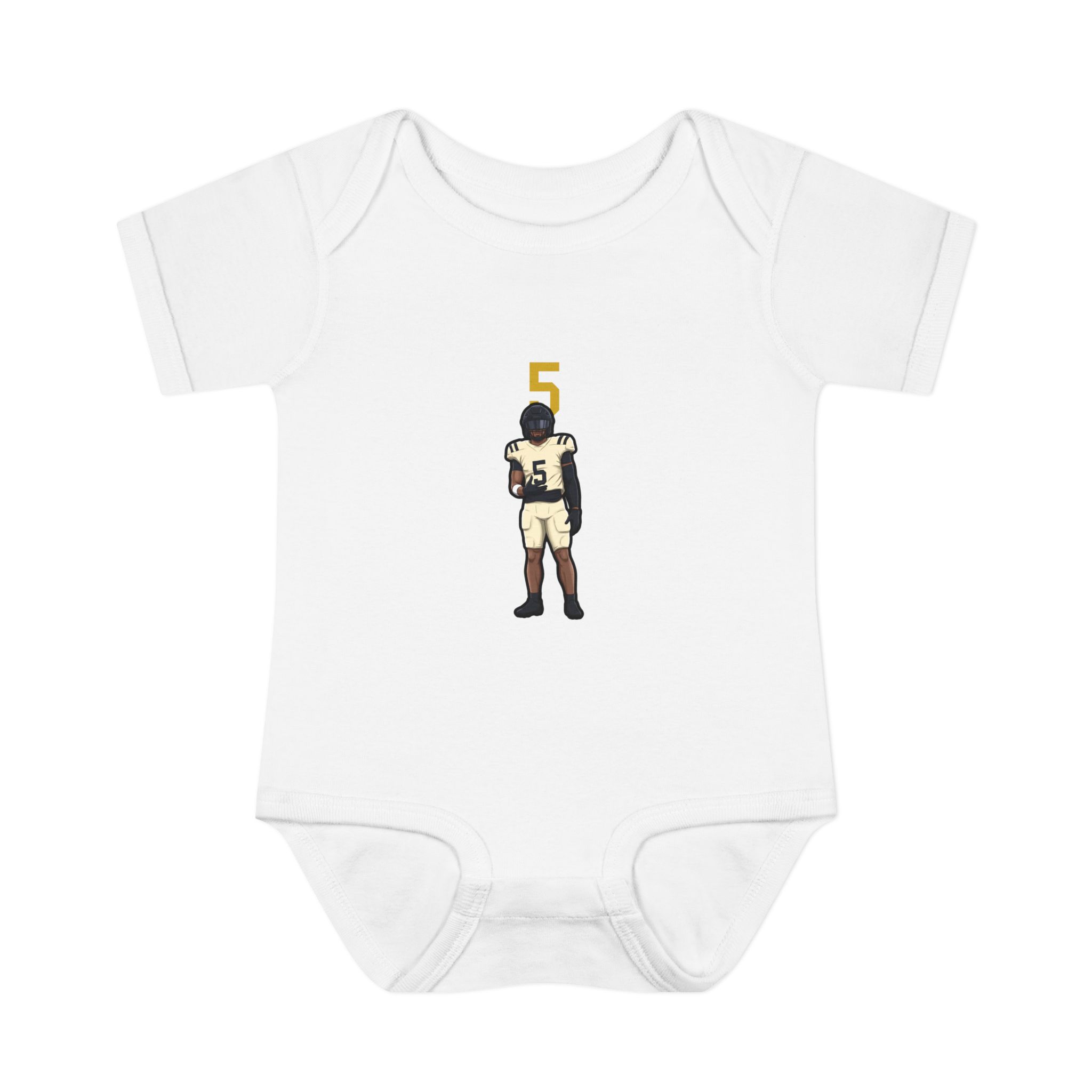 Baby Onesie — character_number_top in White