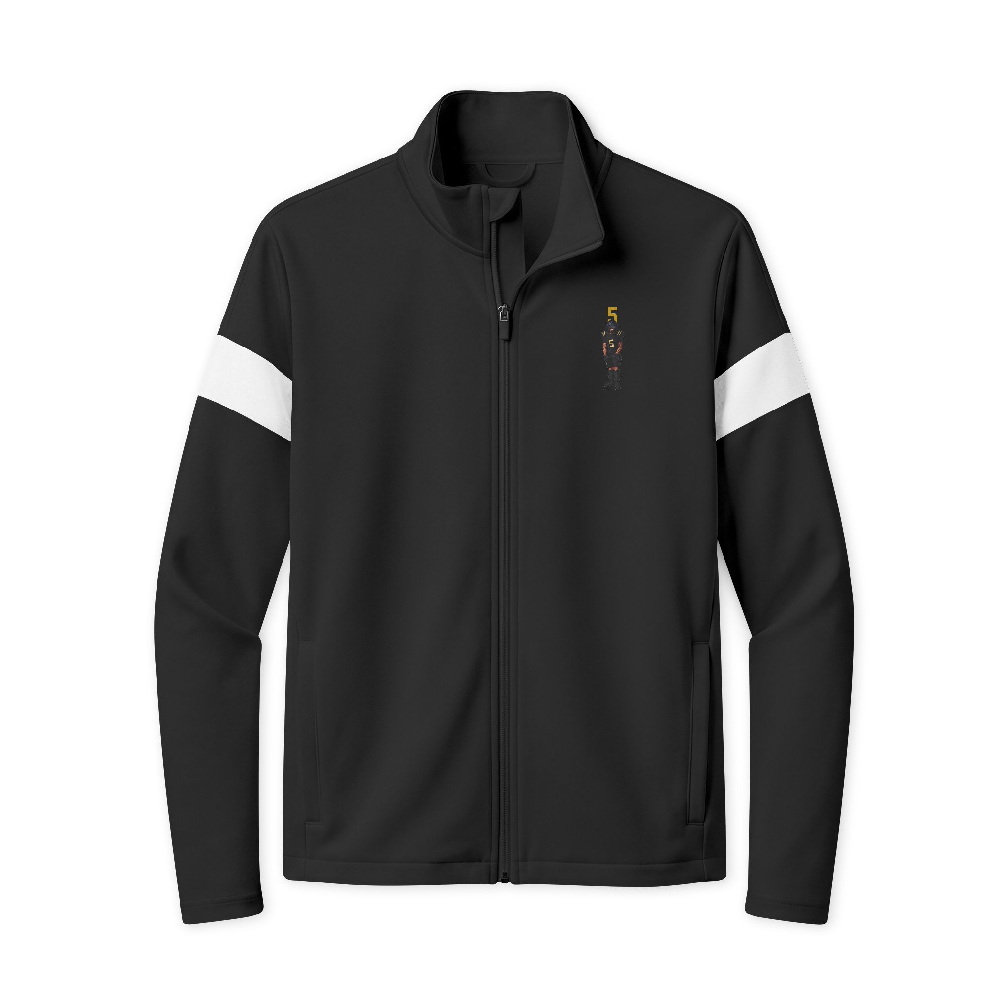 Travel Full-Zip Jacket — character_number_top in Black/ White