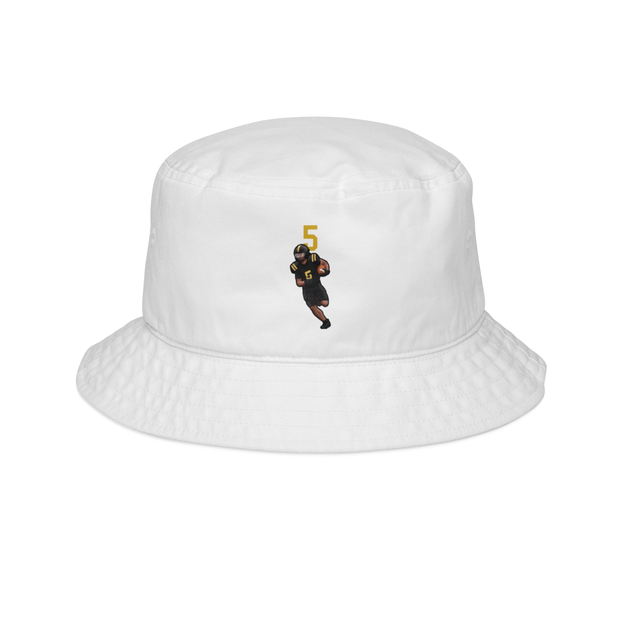 Bucket Hat — character_number_top in White