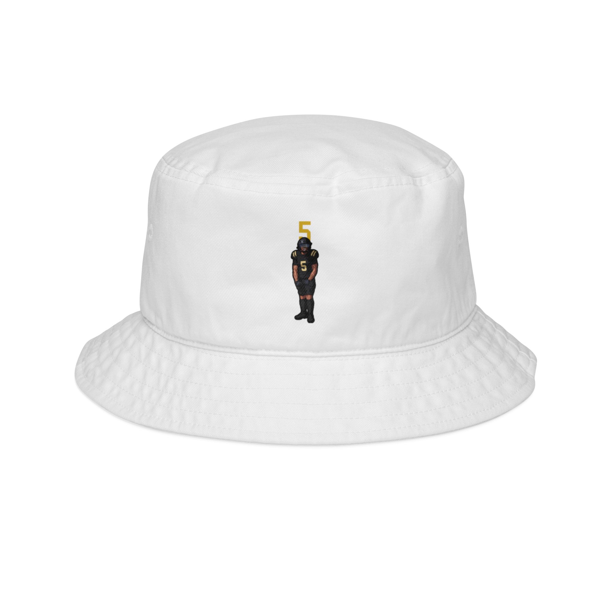 Bucket Hat — character_number_top in White