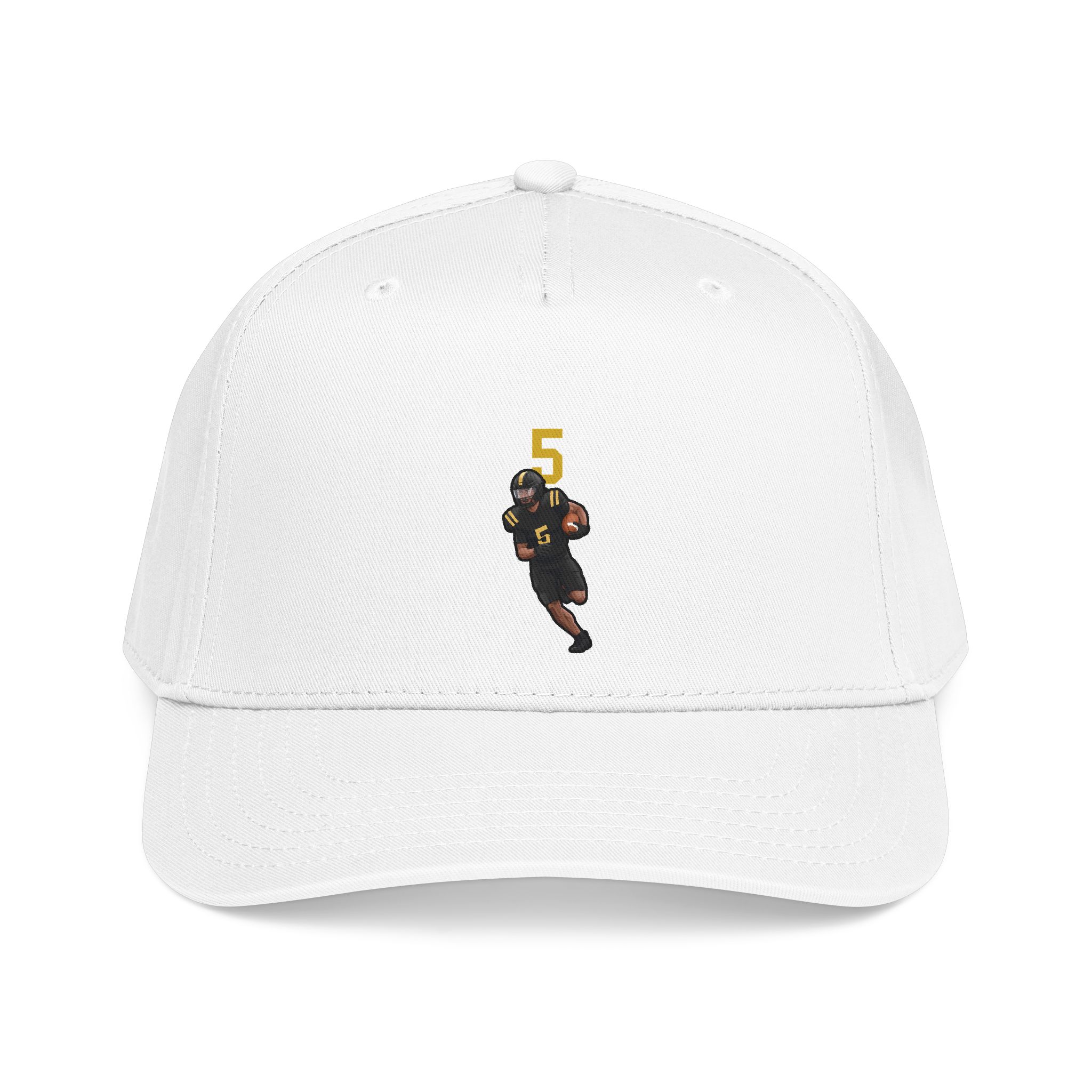 Baseball Cap — character_number_top in White