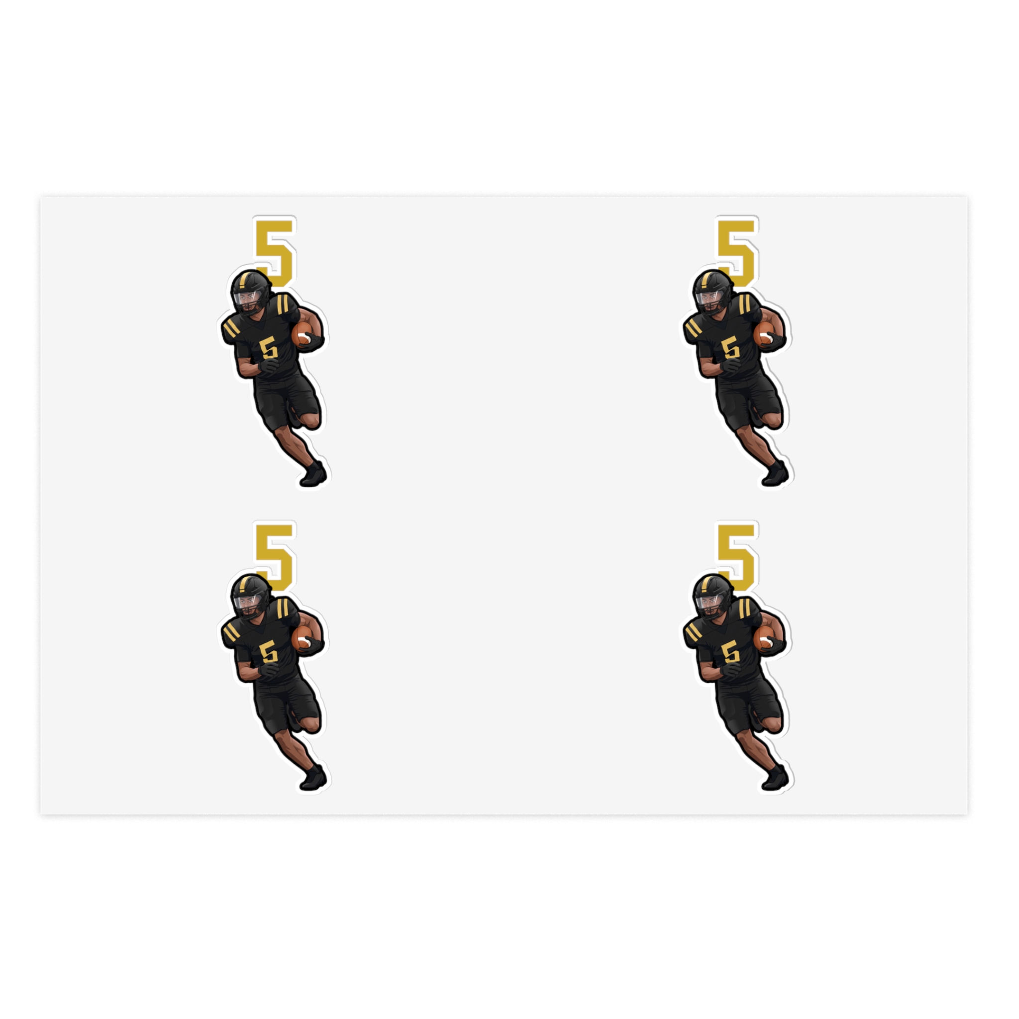 Sticker Sheet — character_number_top in Classic
