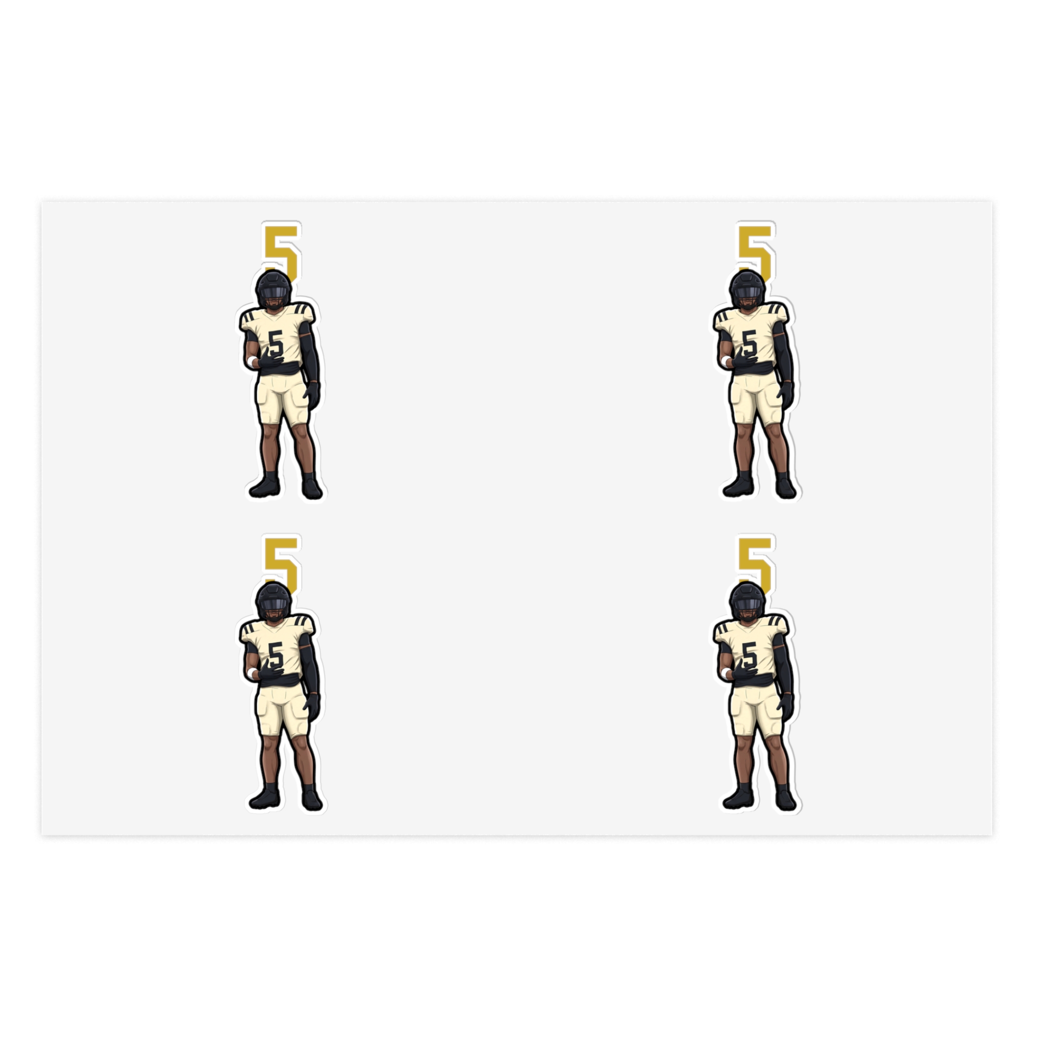 Sticker Sheet — character_number_top in Classic