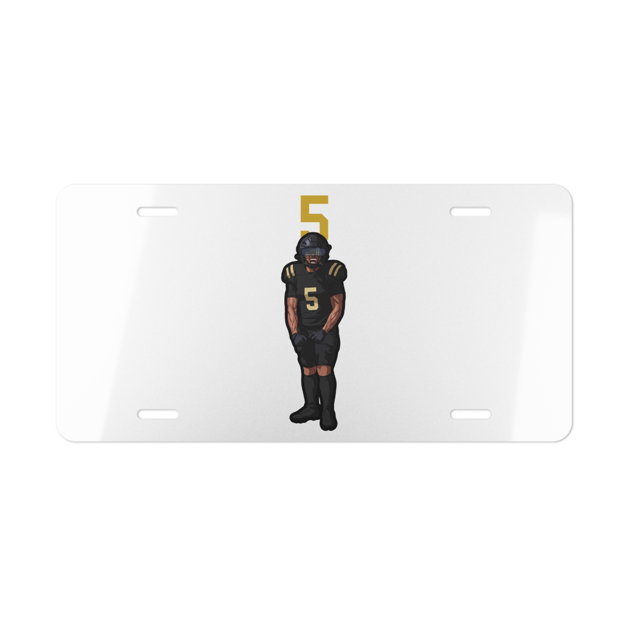 License Plate — character_number_top in Classic