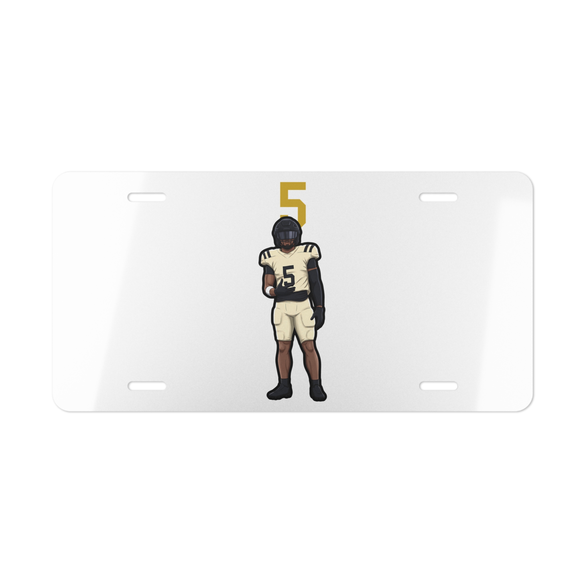 License Plate — character_number_top in Classic