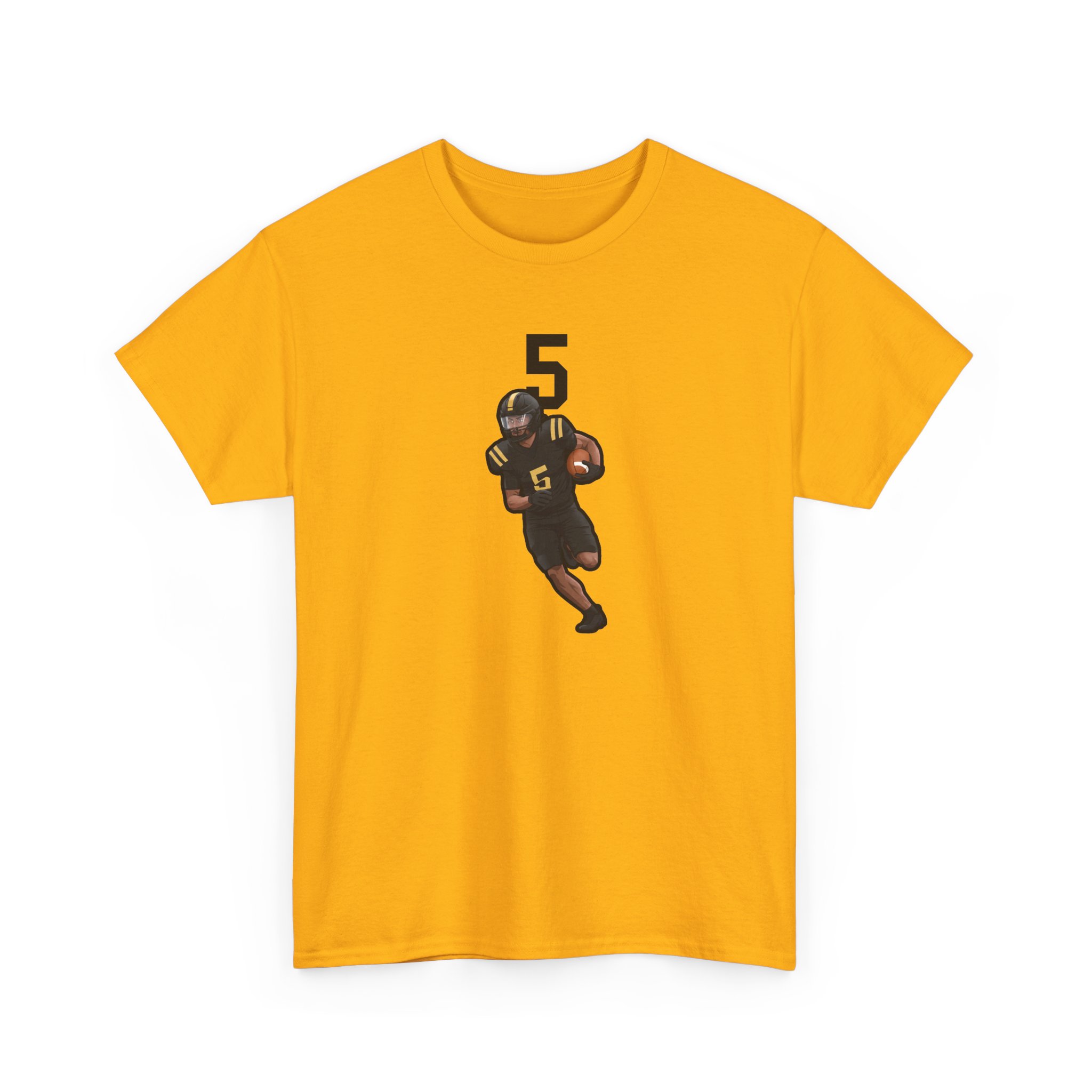 Tee — character_number_top in Gold