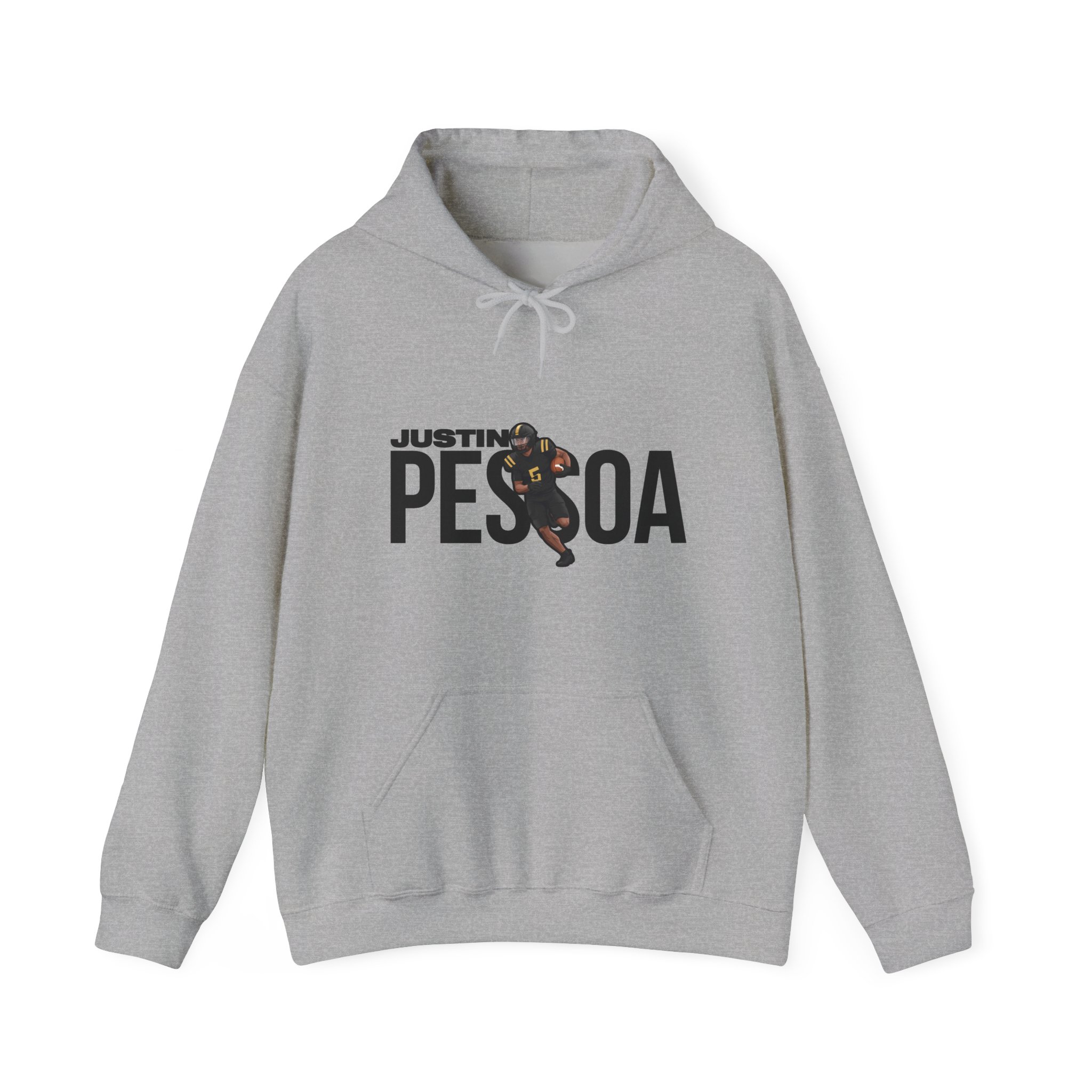Hoodie — character_player_name in Grey