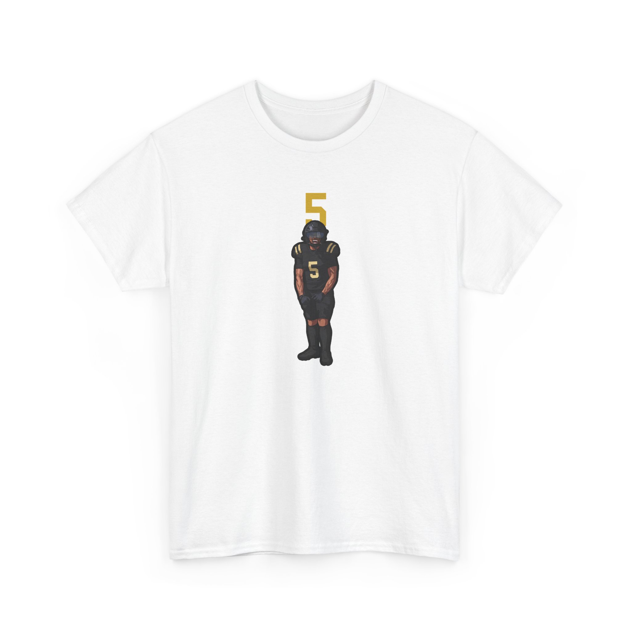 Tee — character_number_top in White