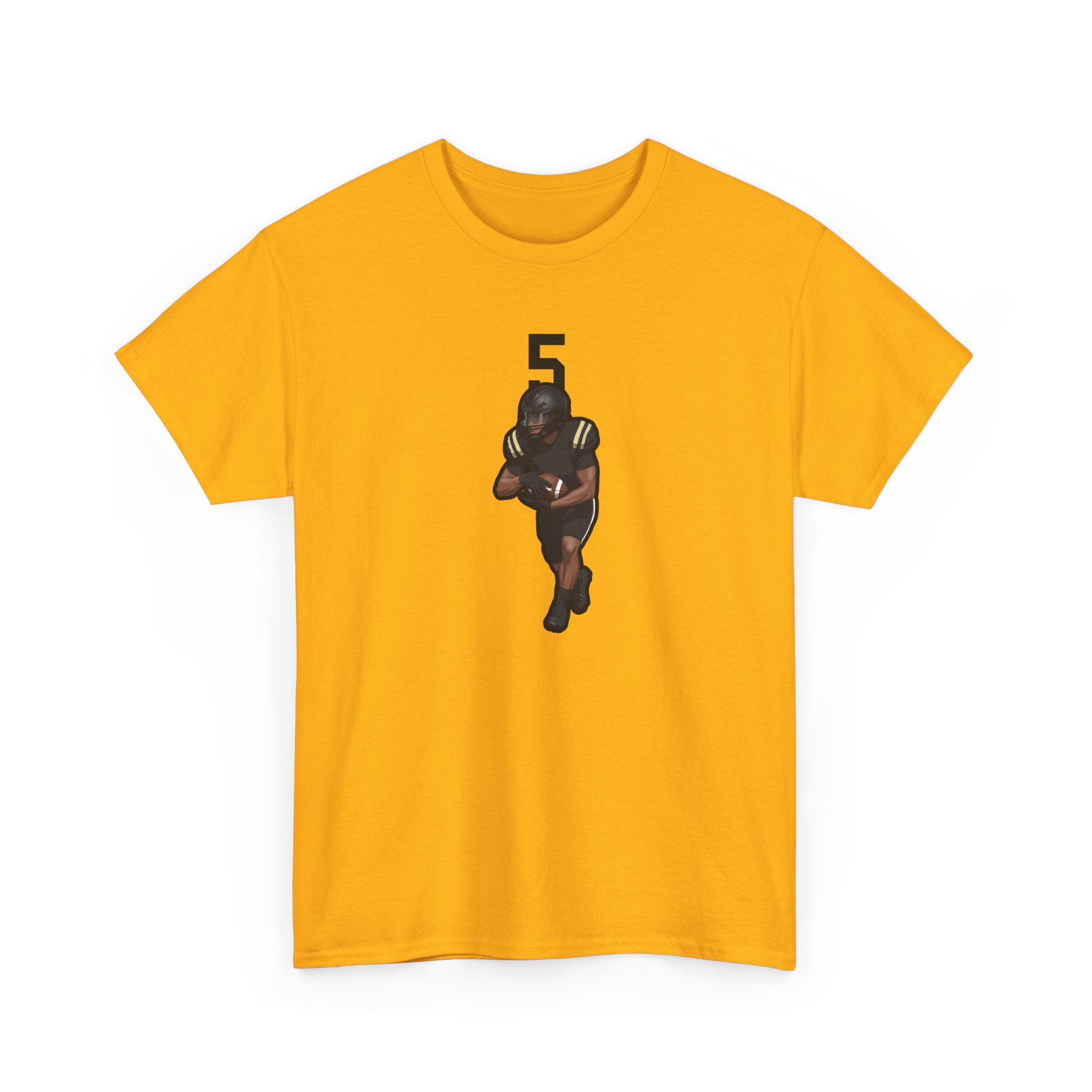 Tee — character_number_top in Gold