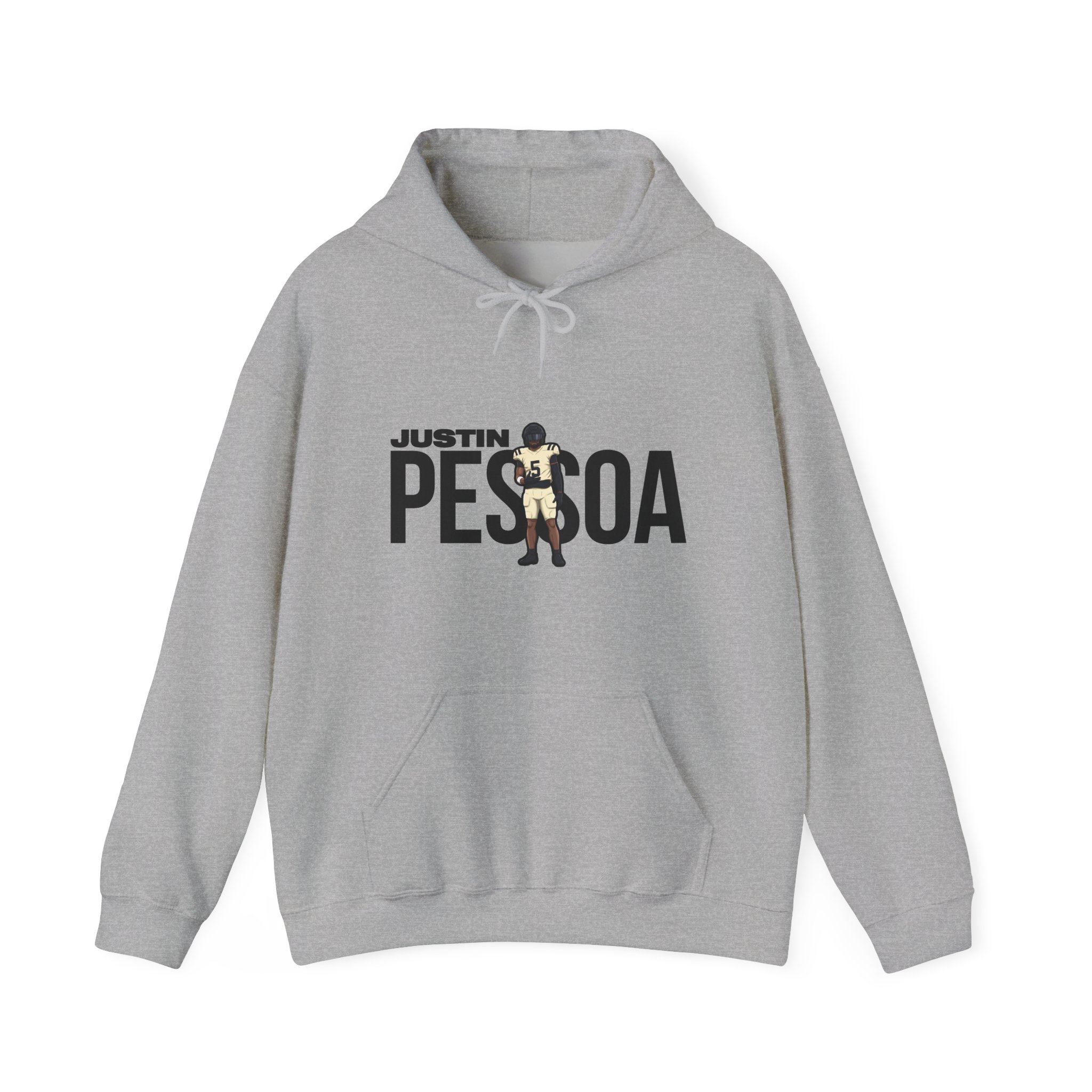 Hoodie — character_player_name in Grey