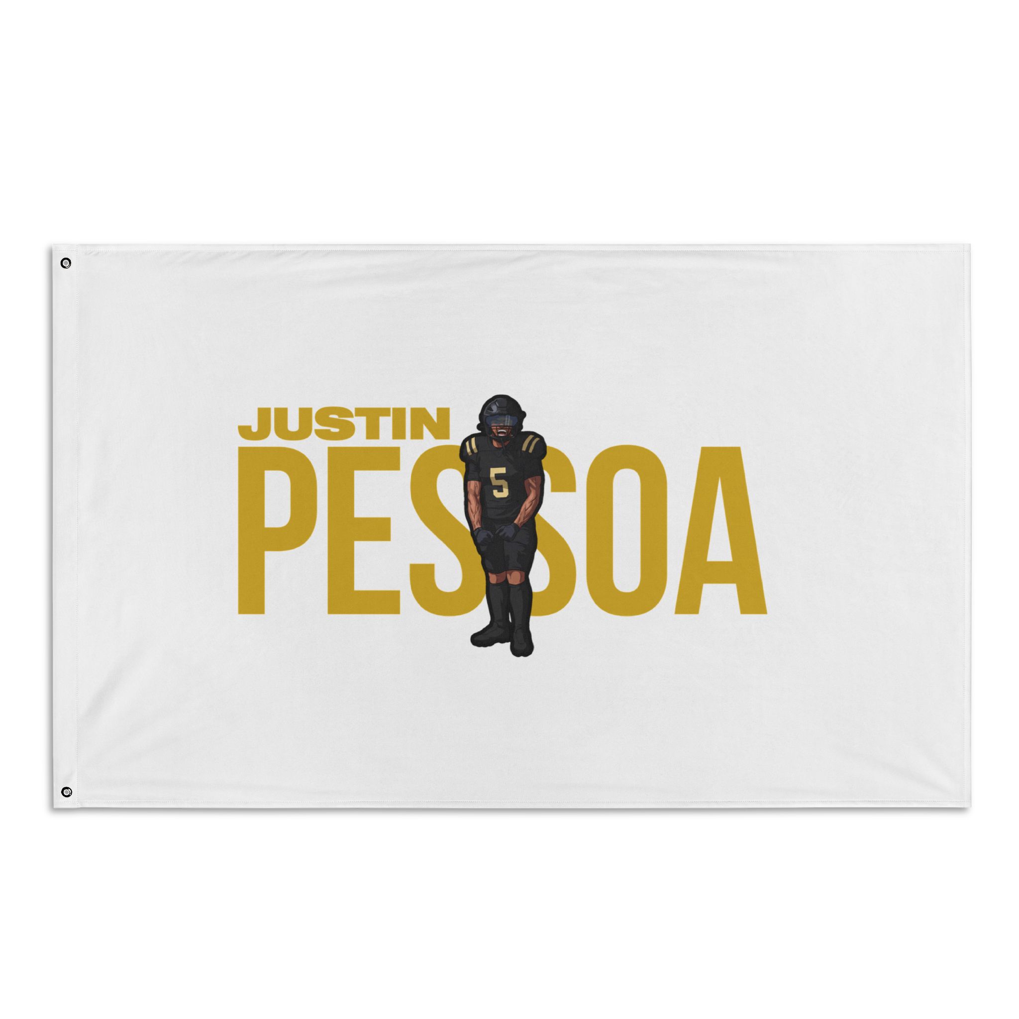 Flag (35 × 56 in) — character_player_name in Classic