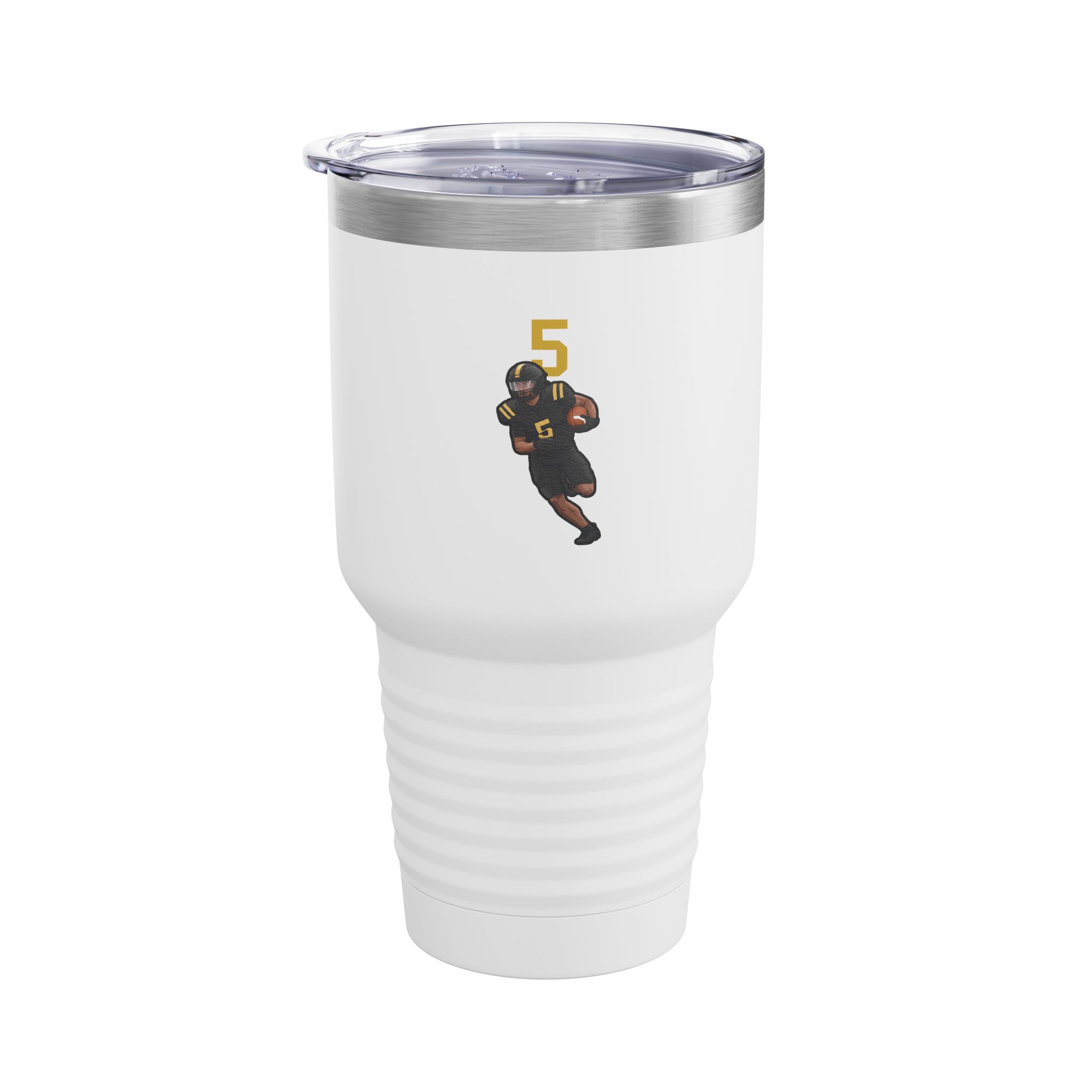 30oz Tumbler — character_number_top in White