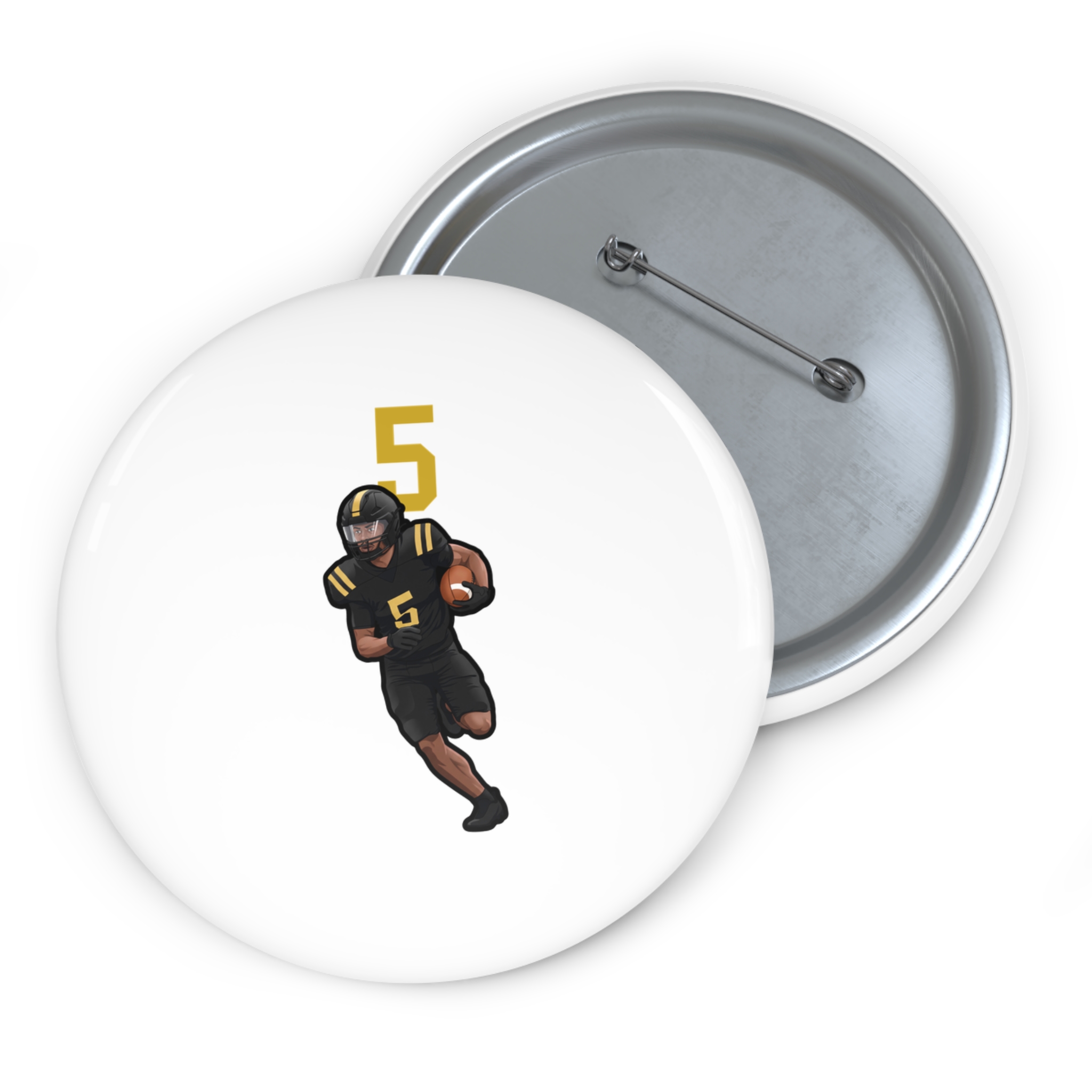 Game Day Pin — character_number_top in Classic