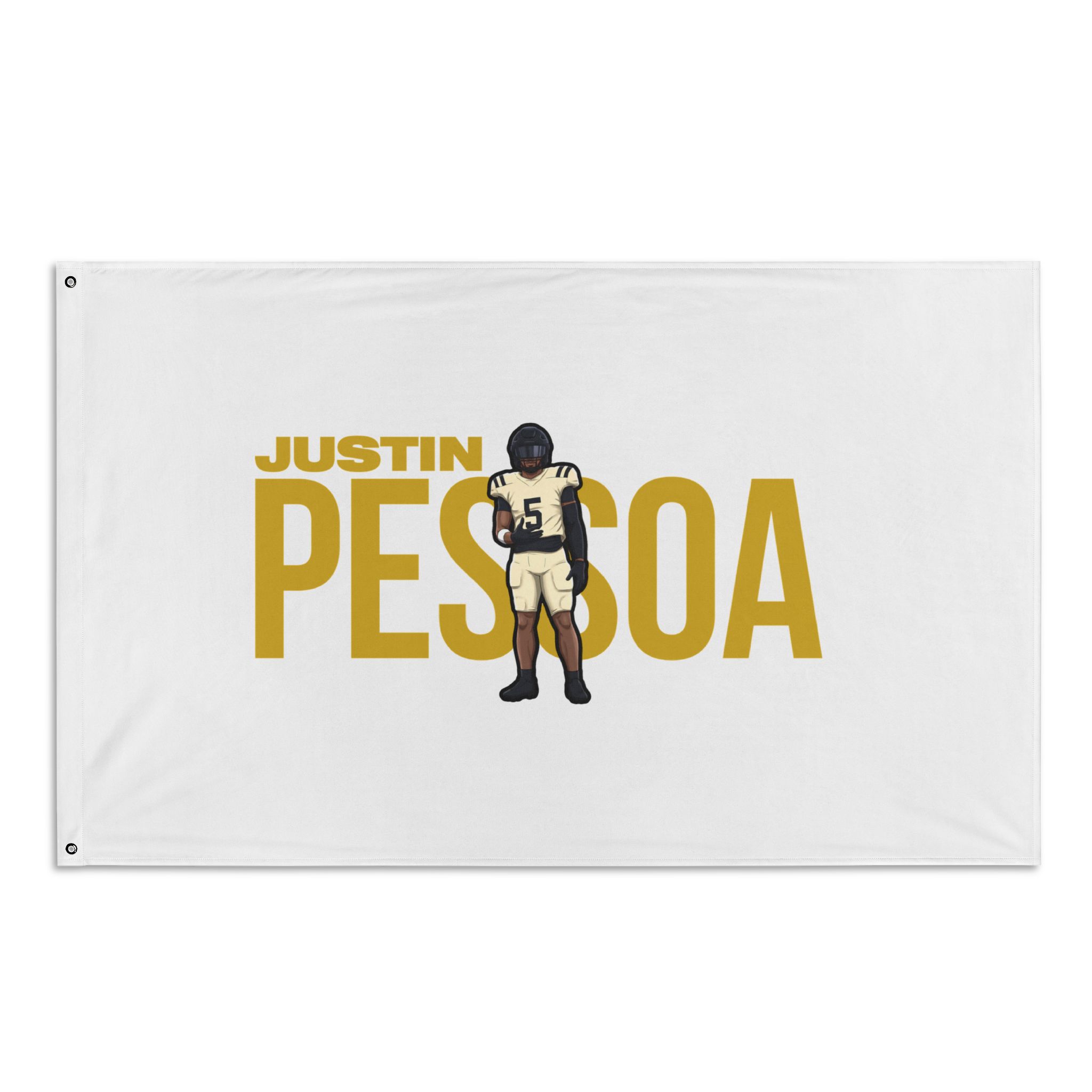Flag (35 × 56 in) — character_player_name in Classic