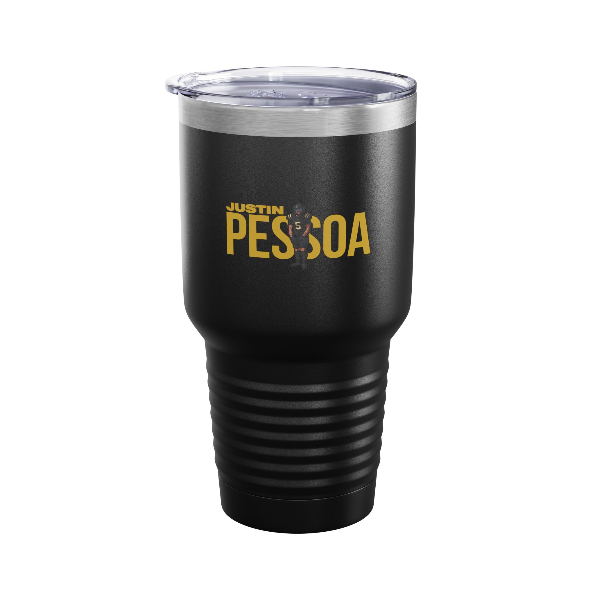30oz Tumbler — character_player_name in Black