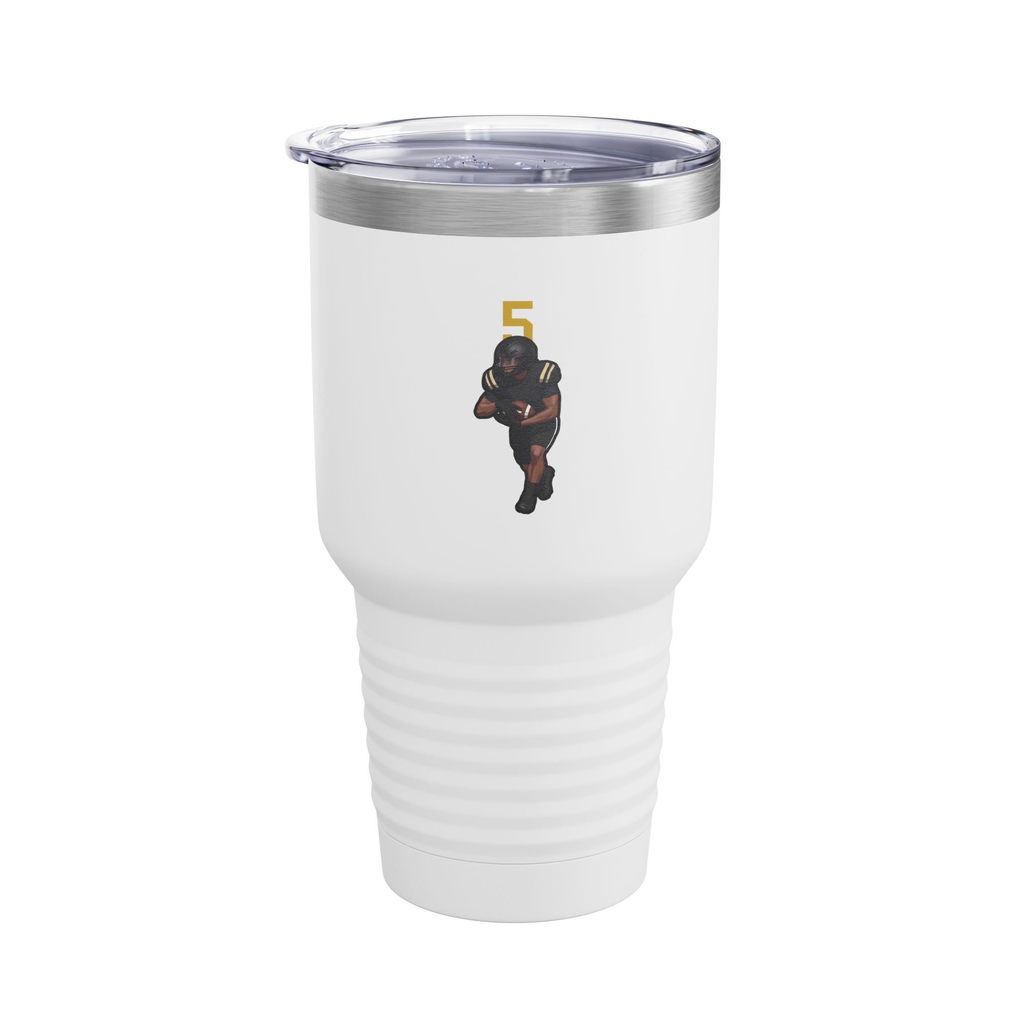 30oz Tumbler — character_number_top in White