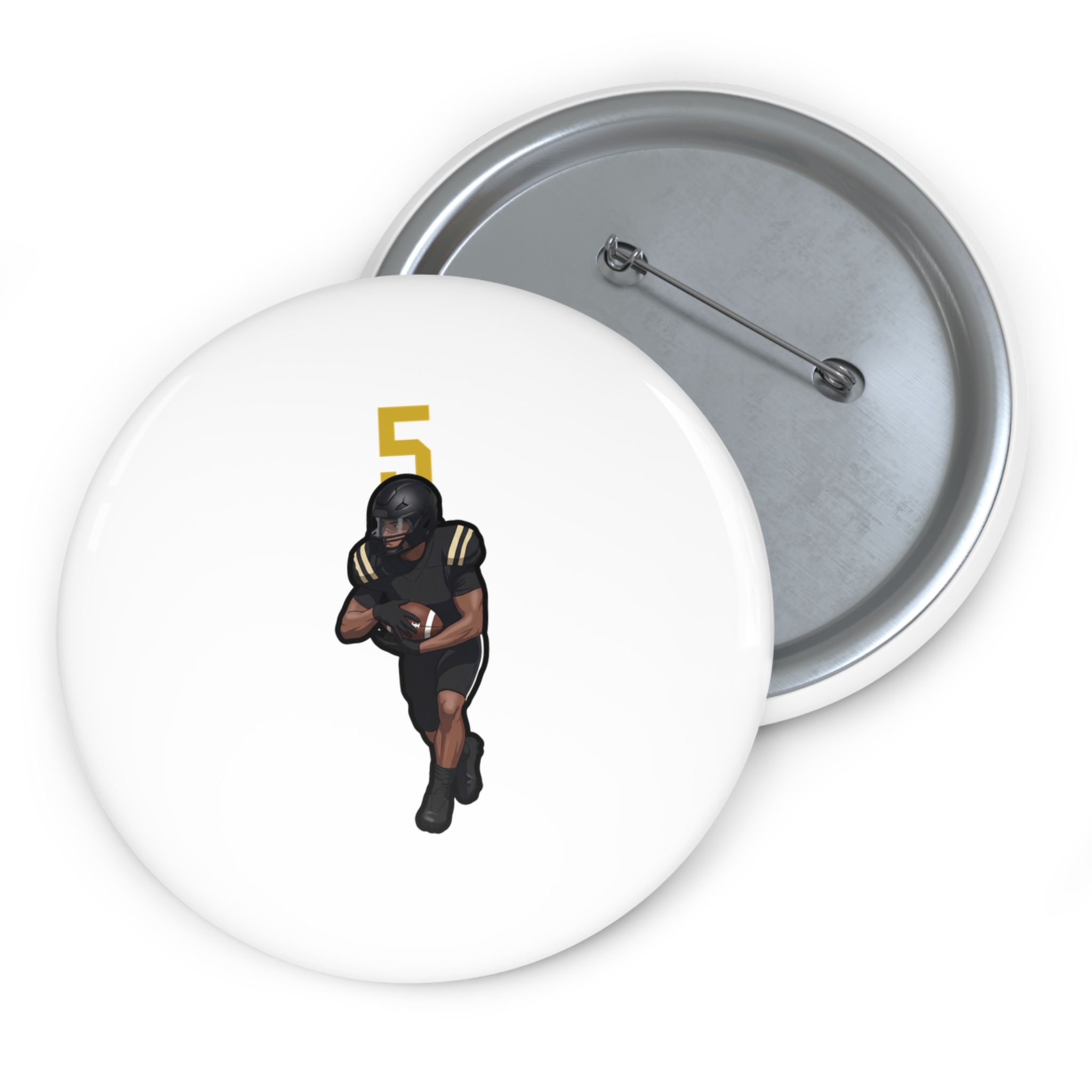 Game Day Pin — character_number_top in Classic
