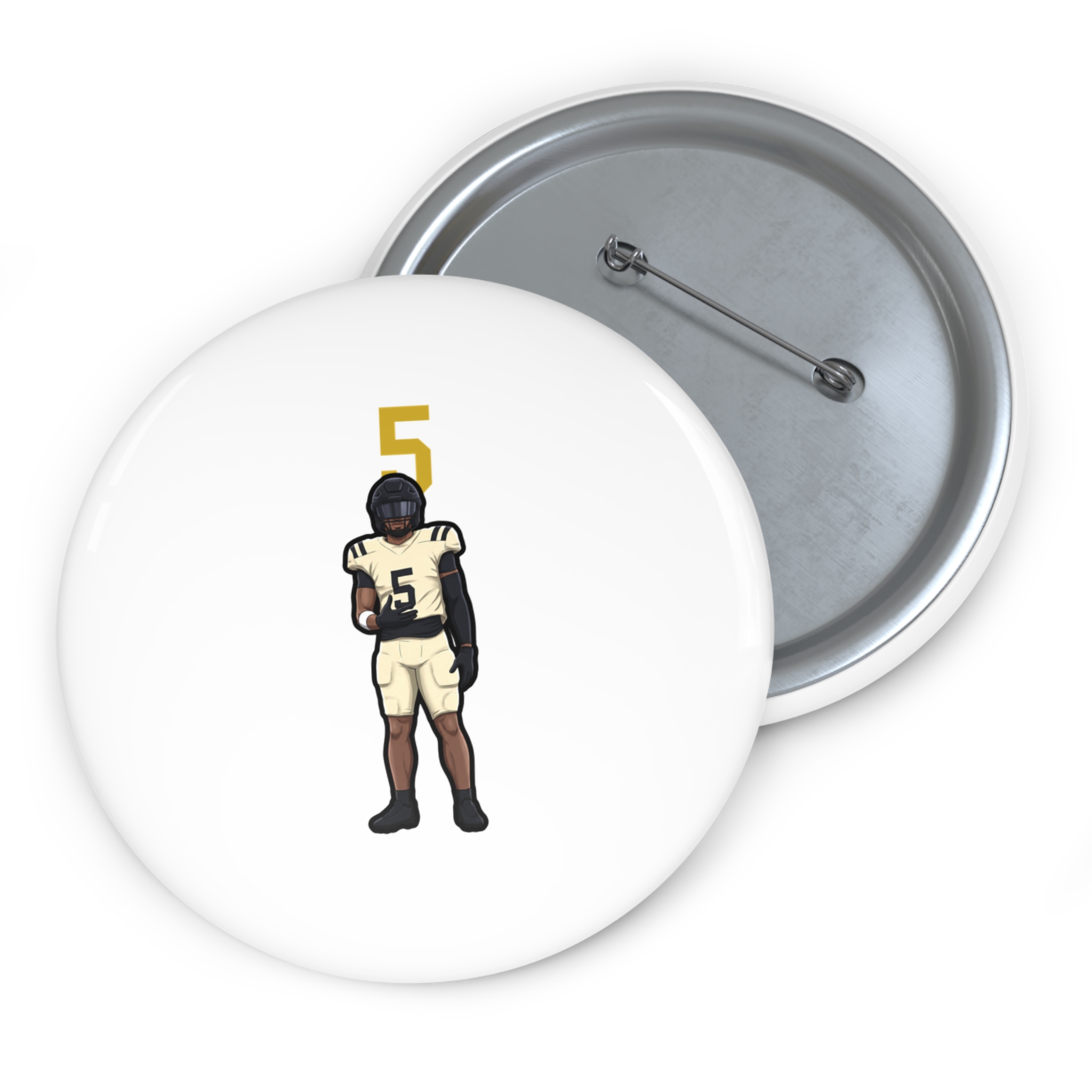 Game Day Pin — character_number_top in Classic