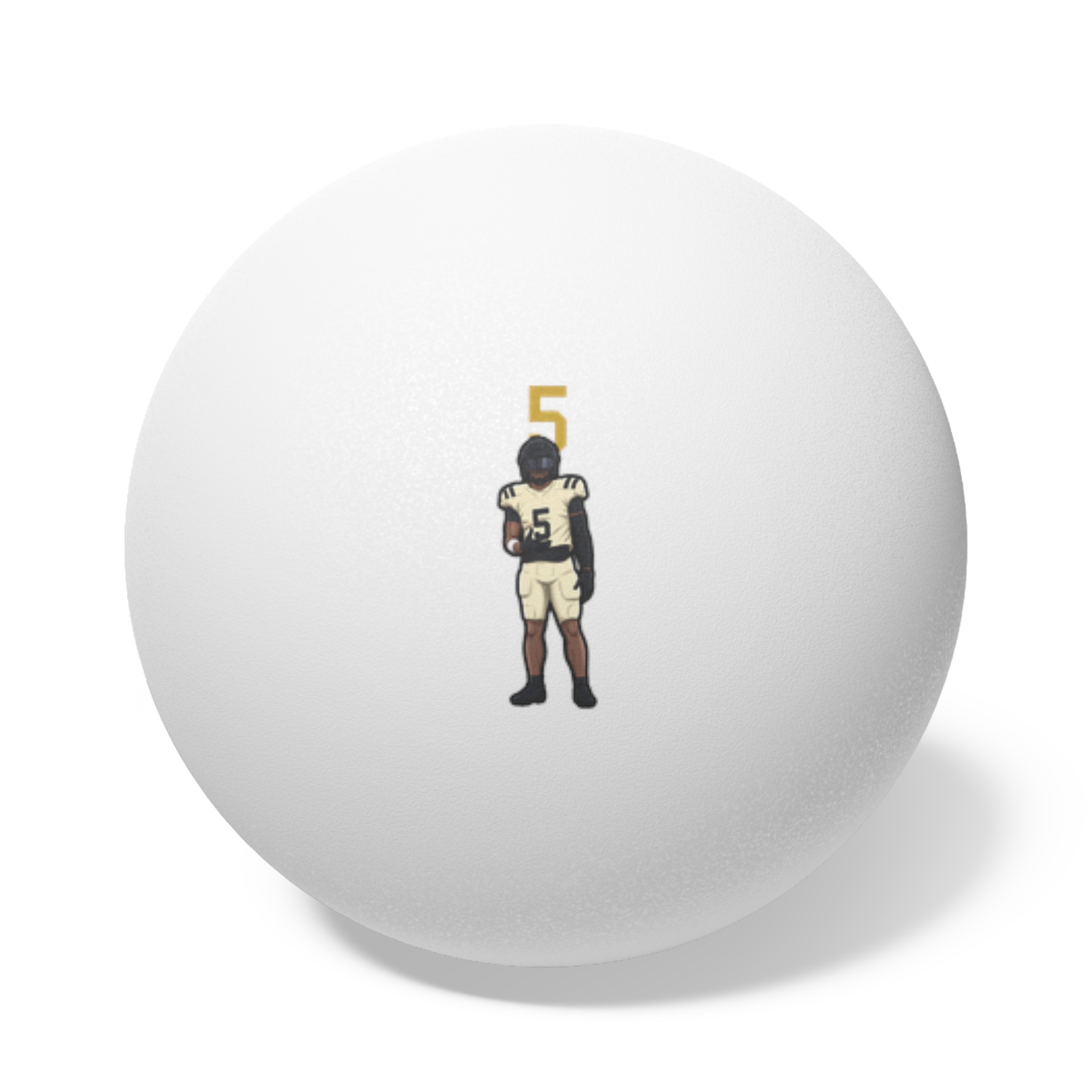 Ping Pong Balls, 6 pcs — character_number_top in White