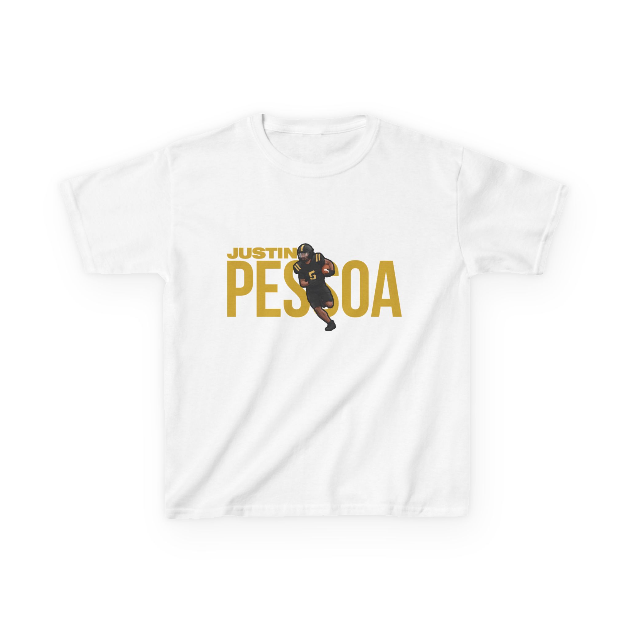 Youth Tee — character_player_name in White
