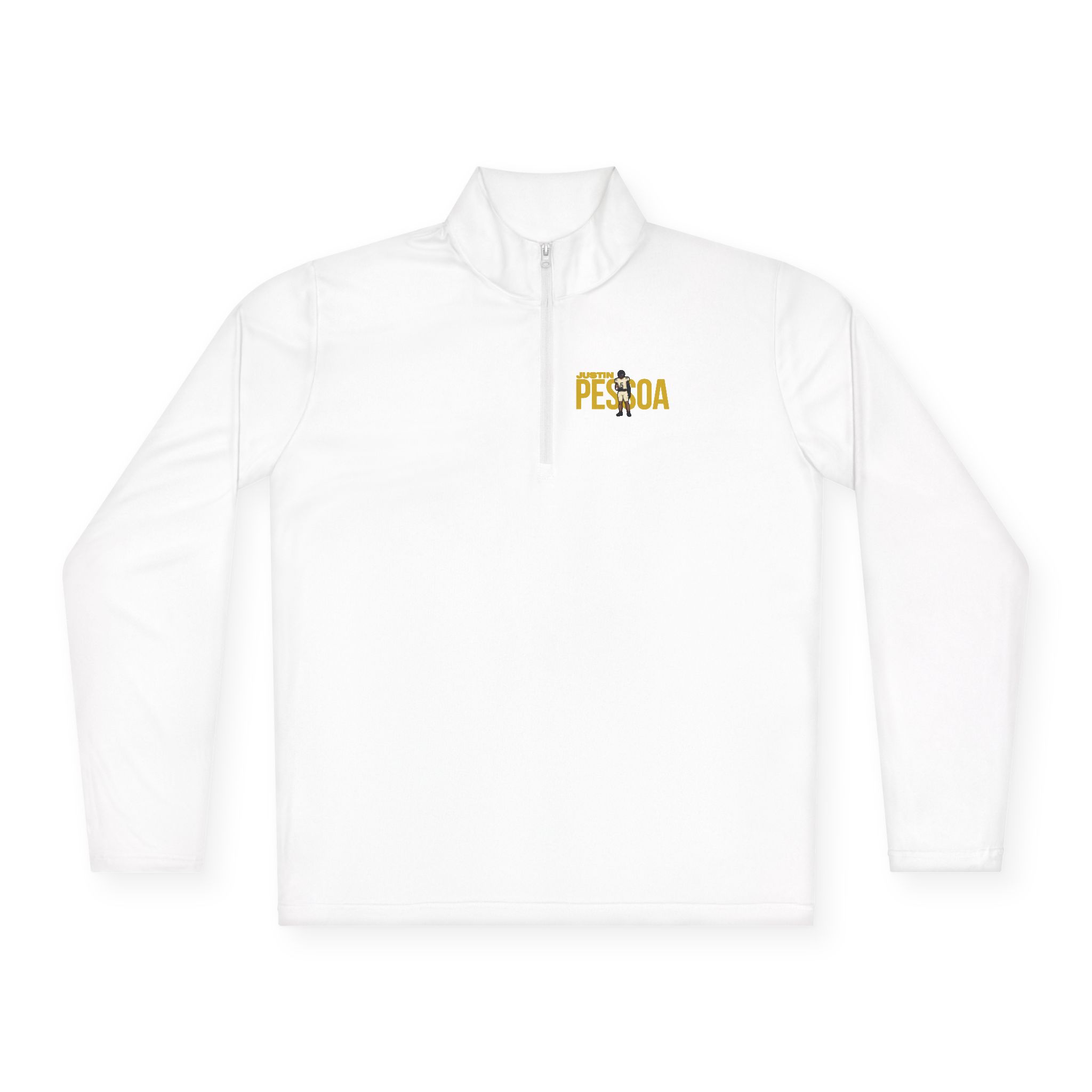 Q-Zip Pullover — character_player_name in White